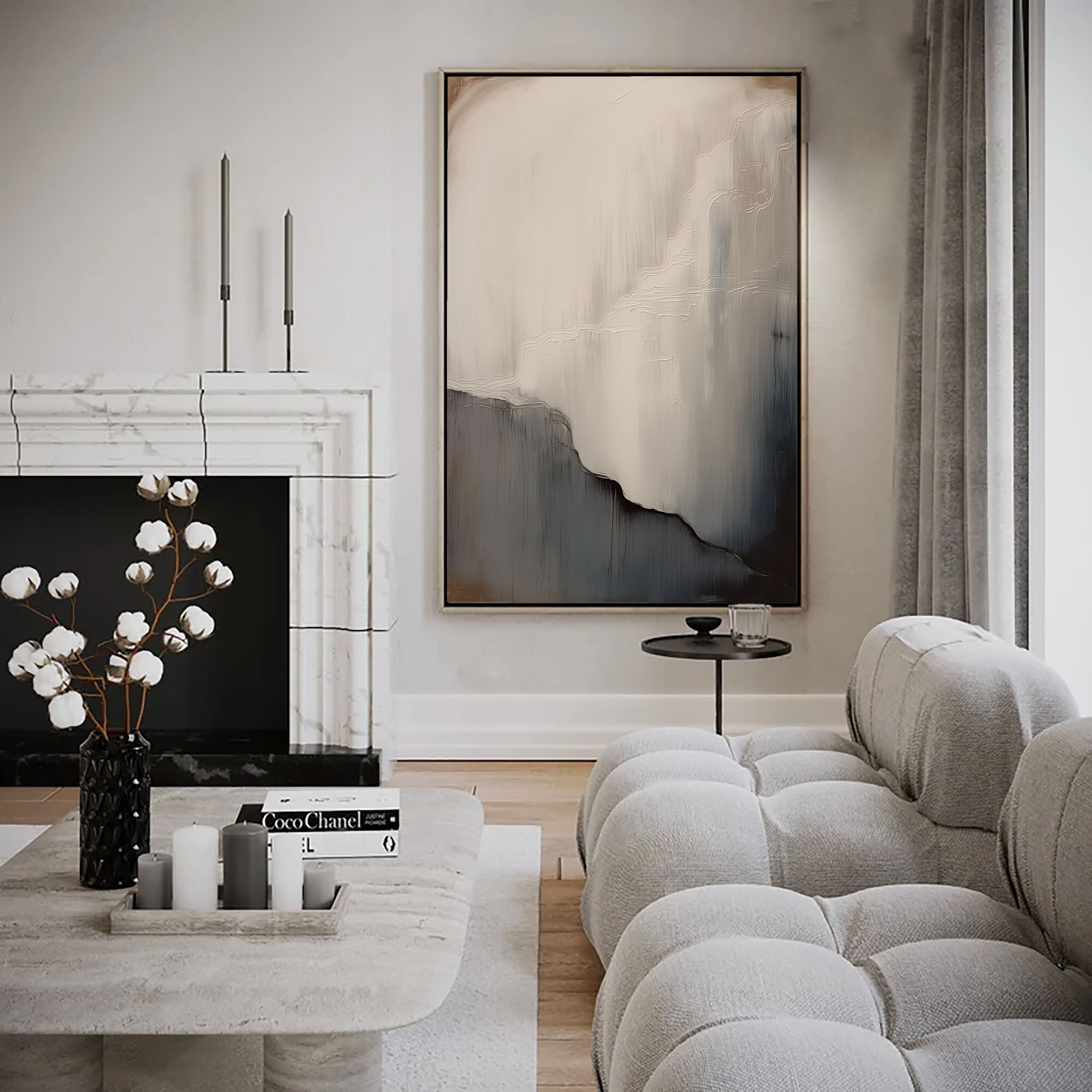 Textured Misty Bluffs | Ash Ivory