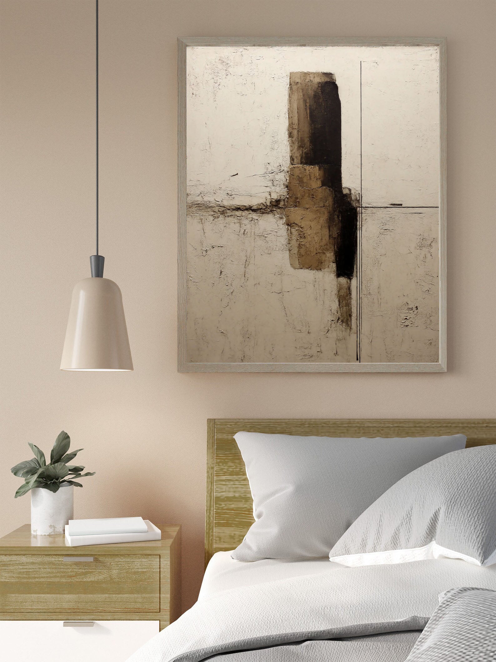 Textured Abstract Structure | Earthy Hues