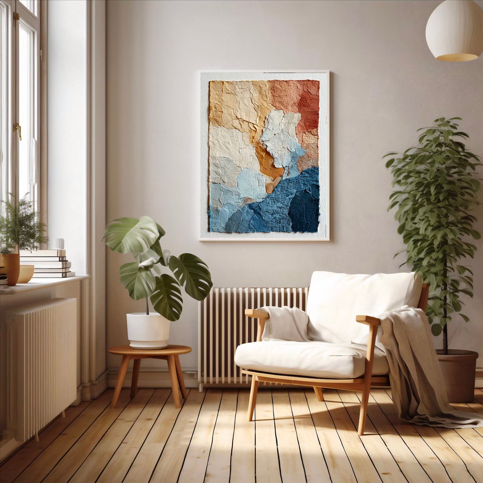 Textured Abstract Layers | Earthy Hues