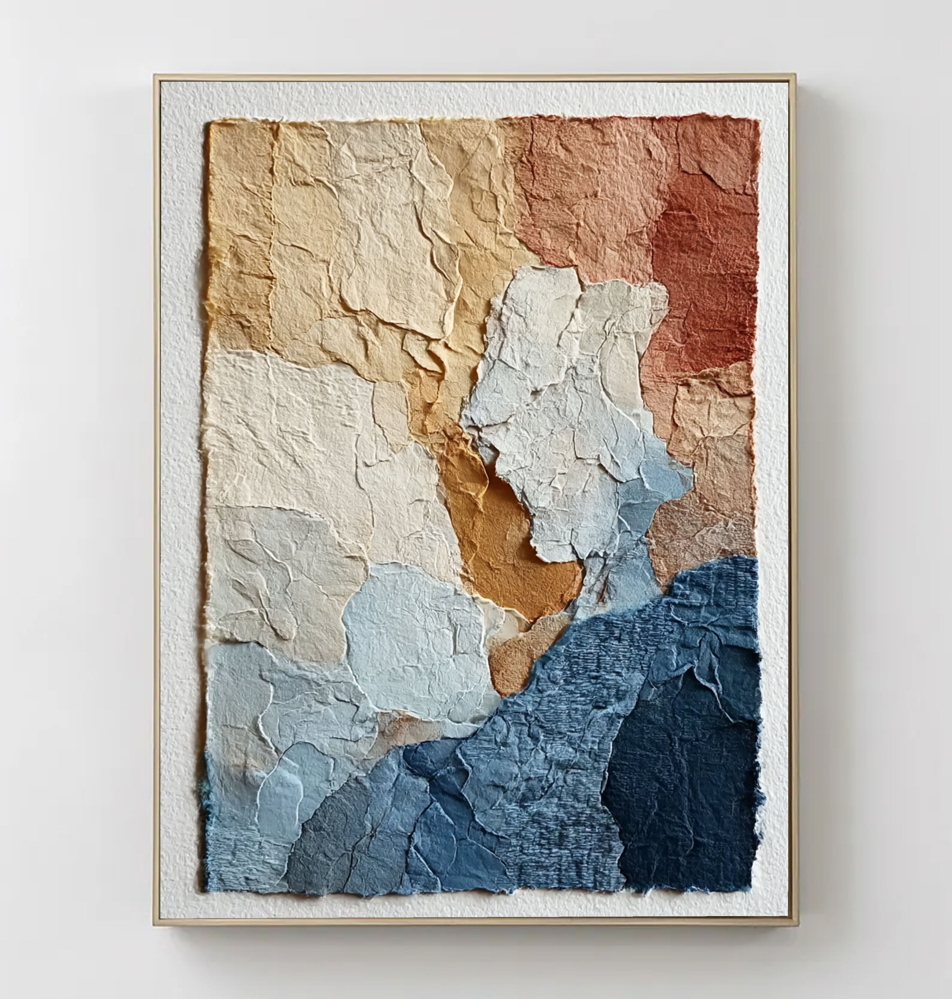 Textured Abstract Layers | Earthy Hues
