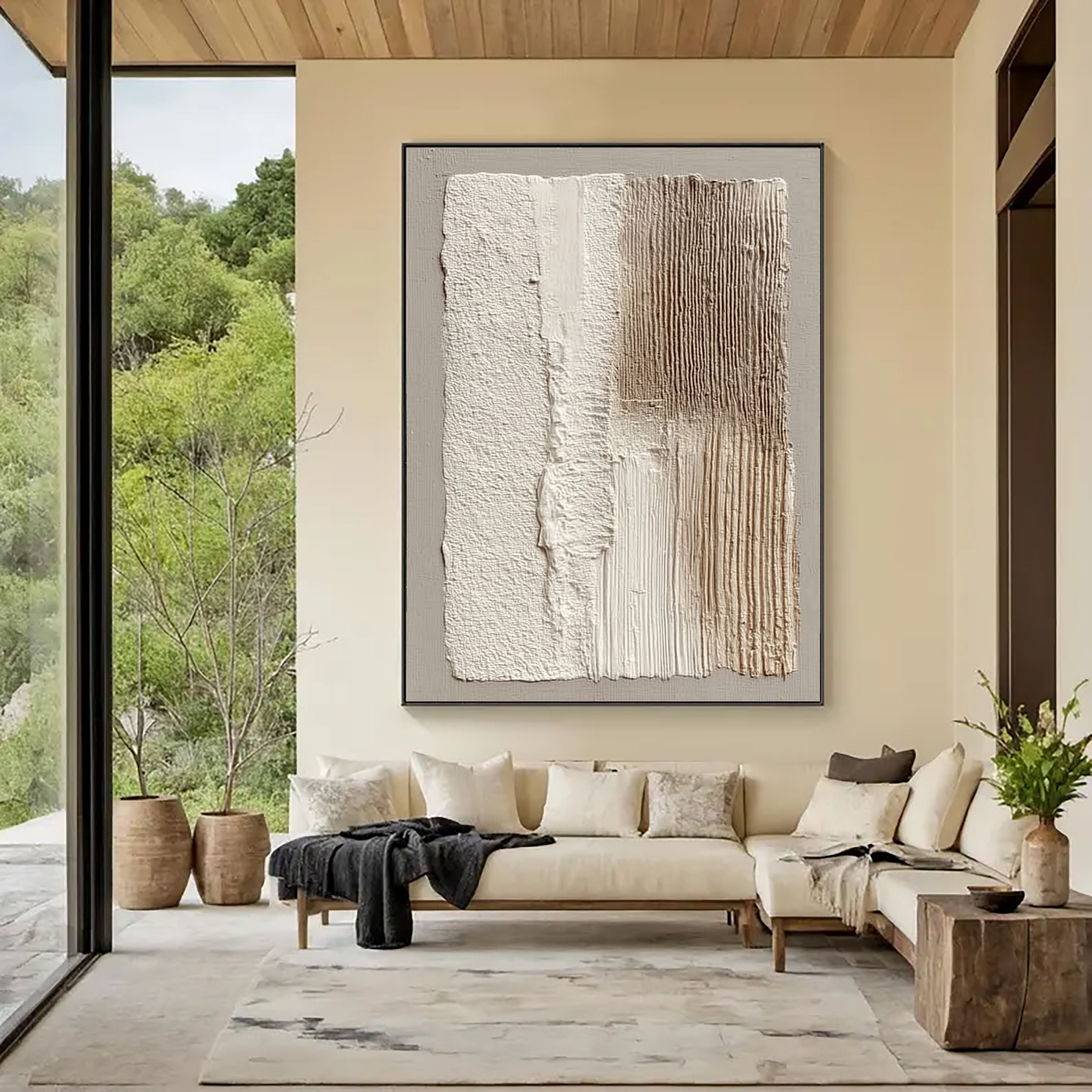 Minimalistische taktile Oberfläche | Neutrale Kunst