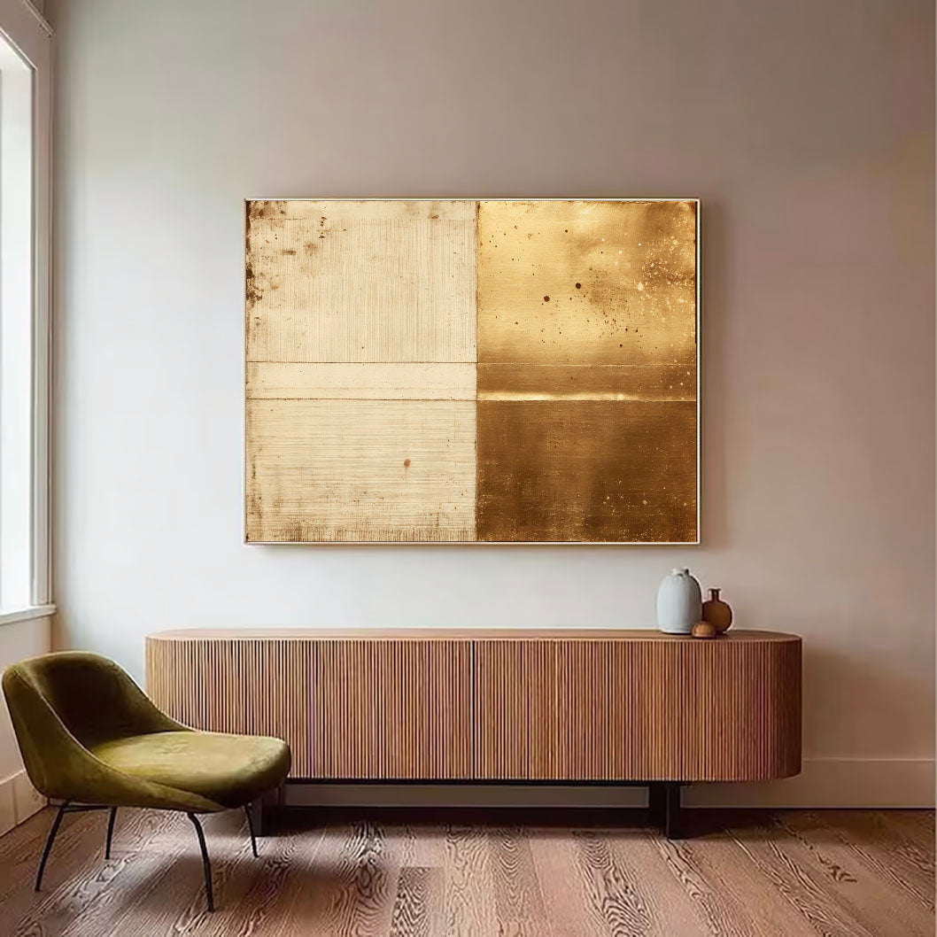 Textured Vintage Split | Gilded Beige