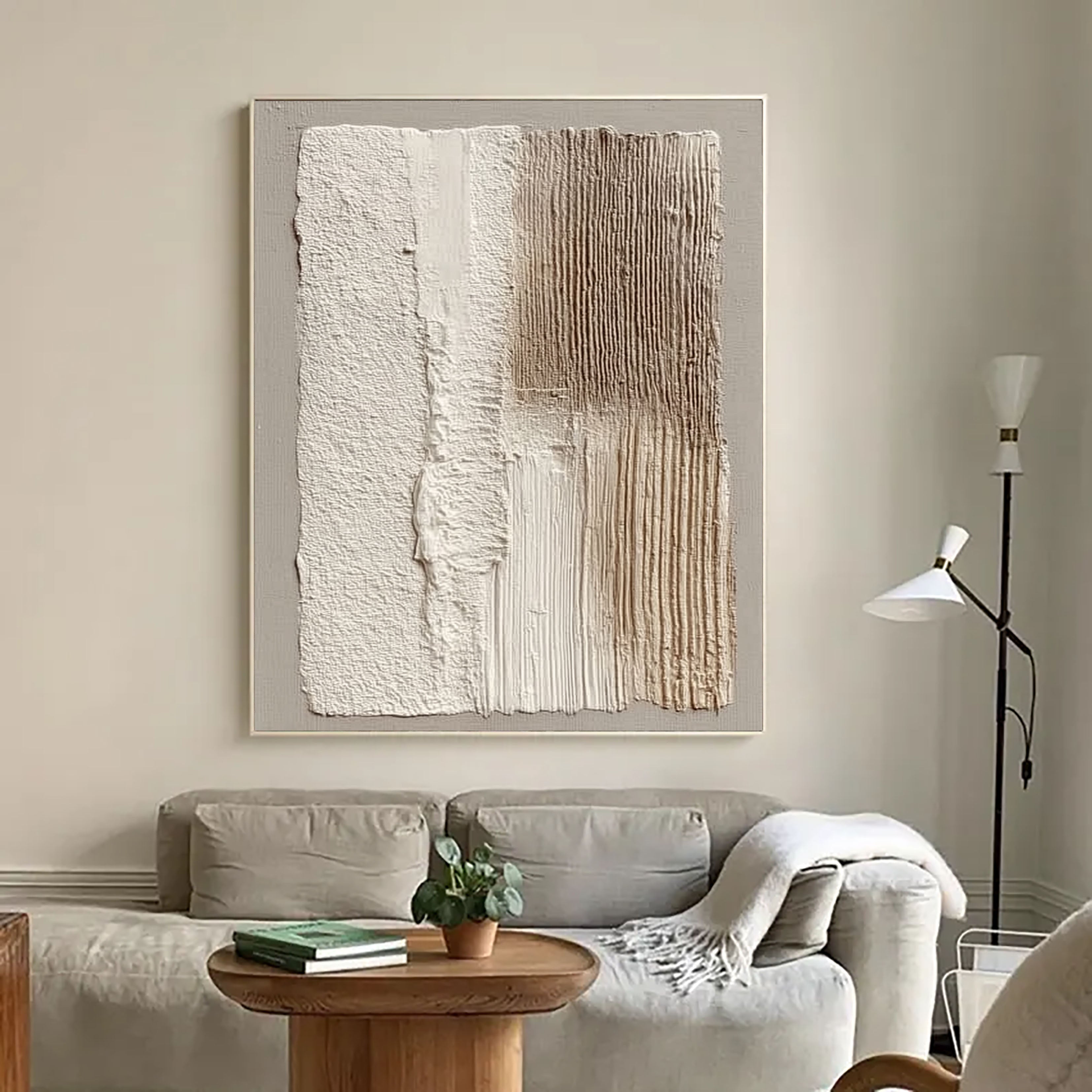 Minimalistische taktile Oberfläche | Neutrale Kunst