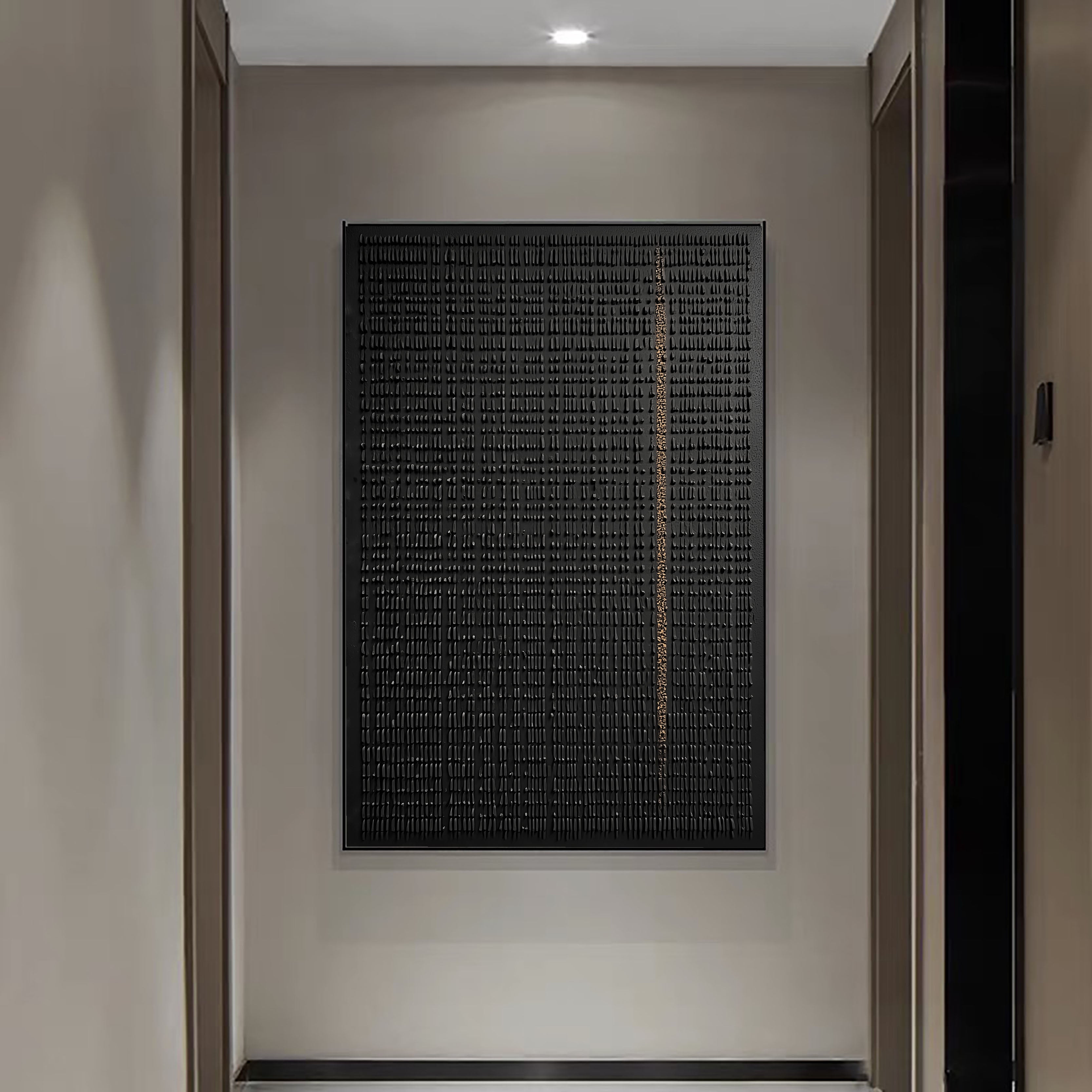 Textured Minimalist Opulence | Black Gold