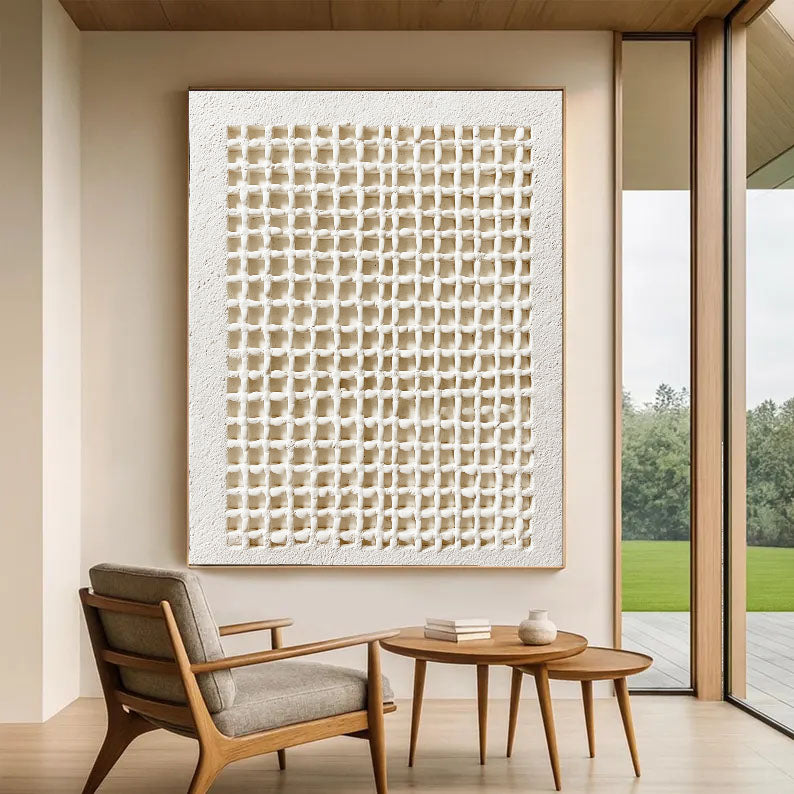 Textured Reticulate Opulence | Alabaster Weaves