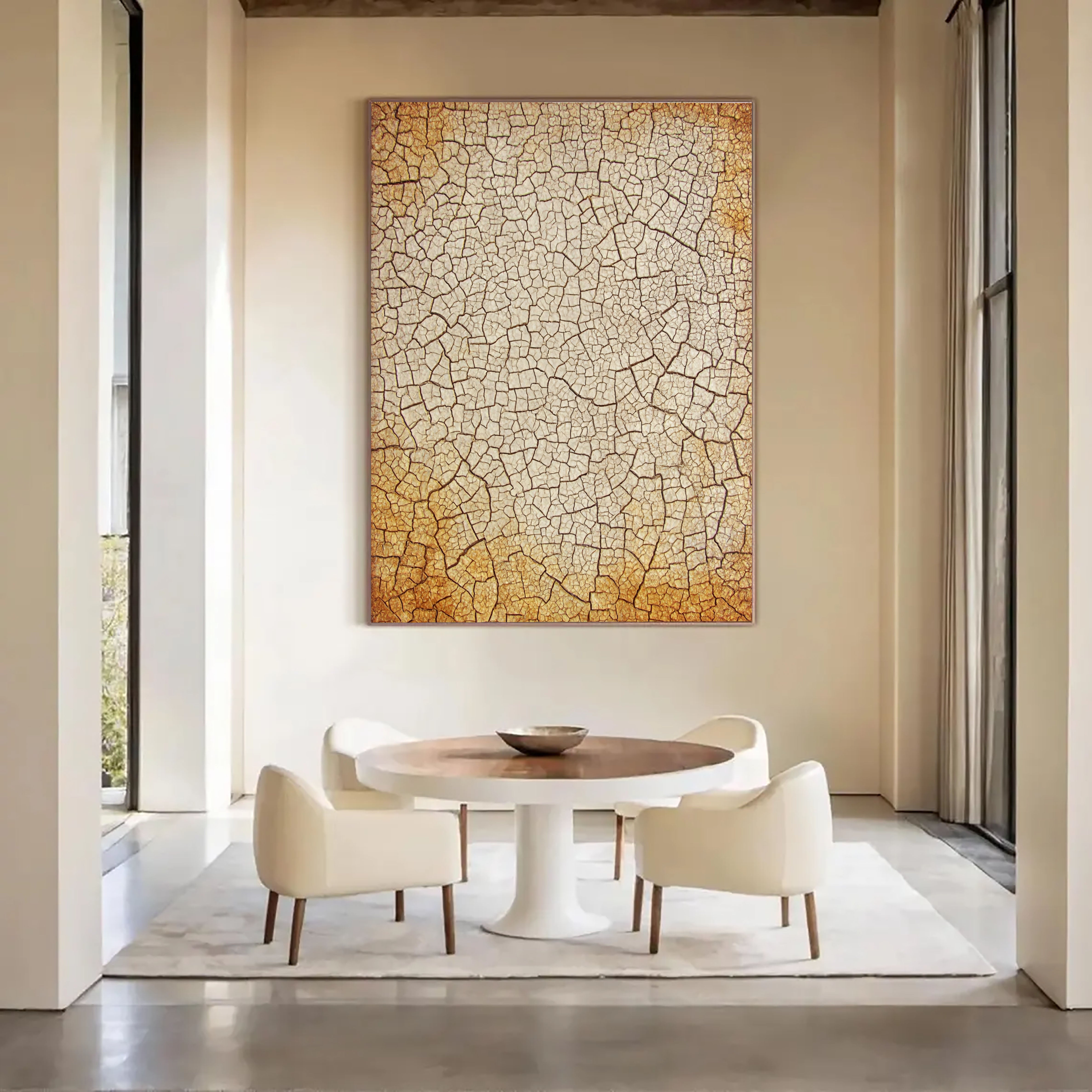 Textured Crackle Opulence | Erdtöne