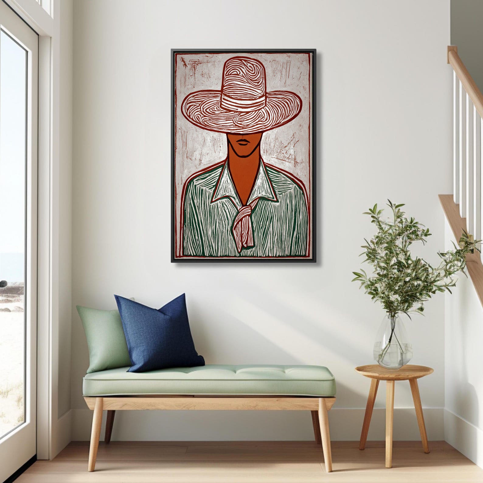 Textured Folk Opulence | Hat Attire