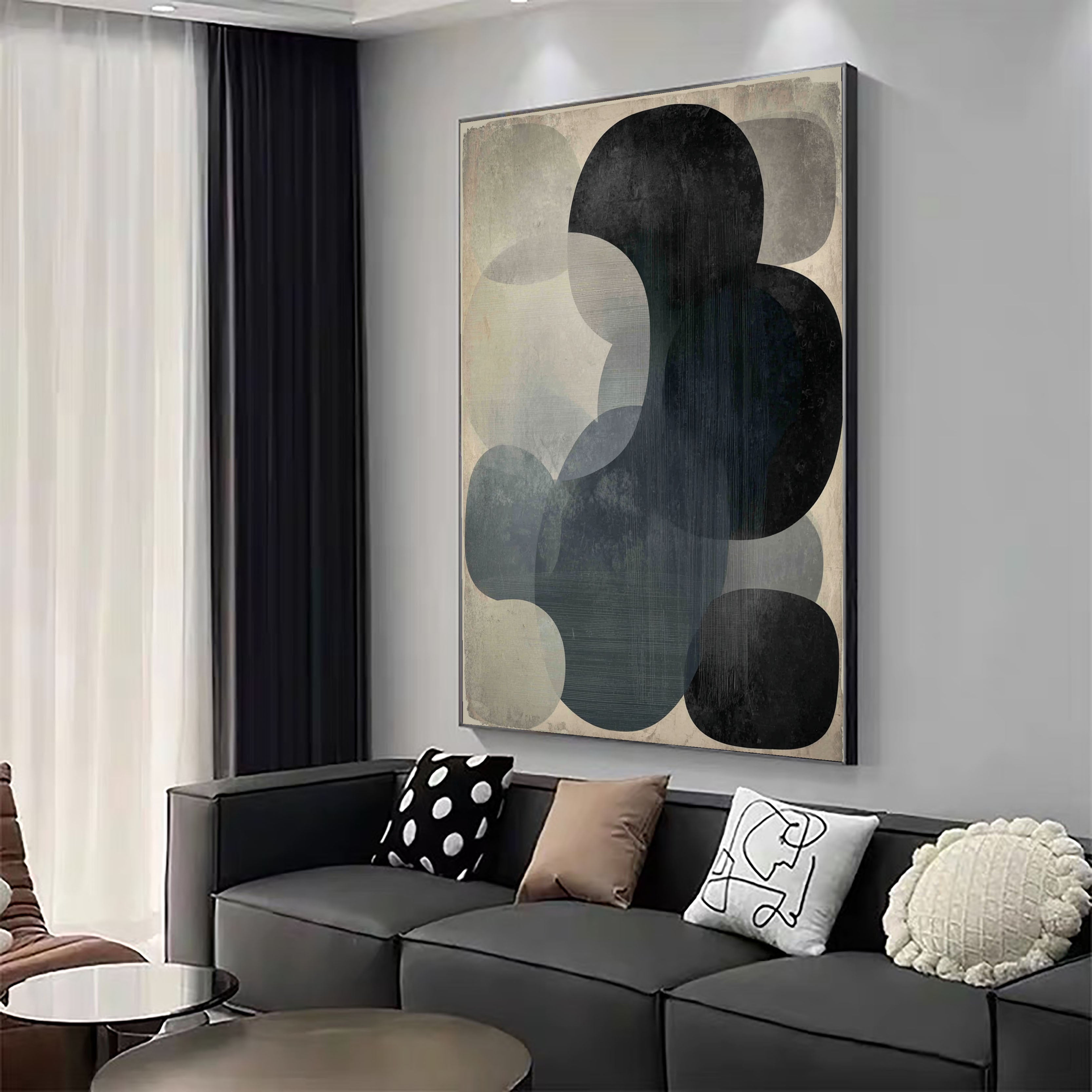 Textured Geometric Opulence | Neutral Sphere