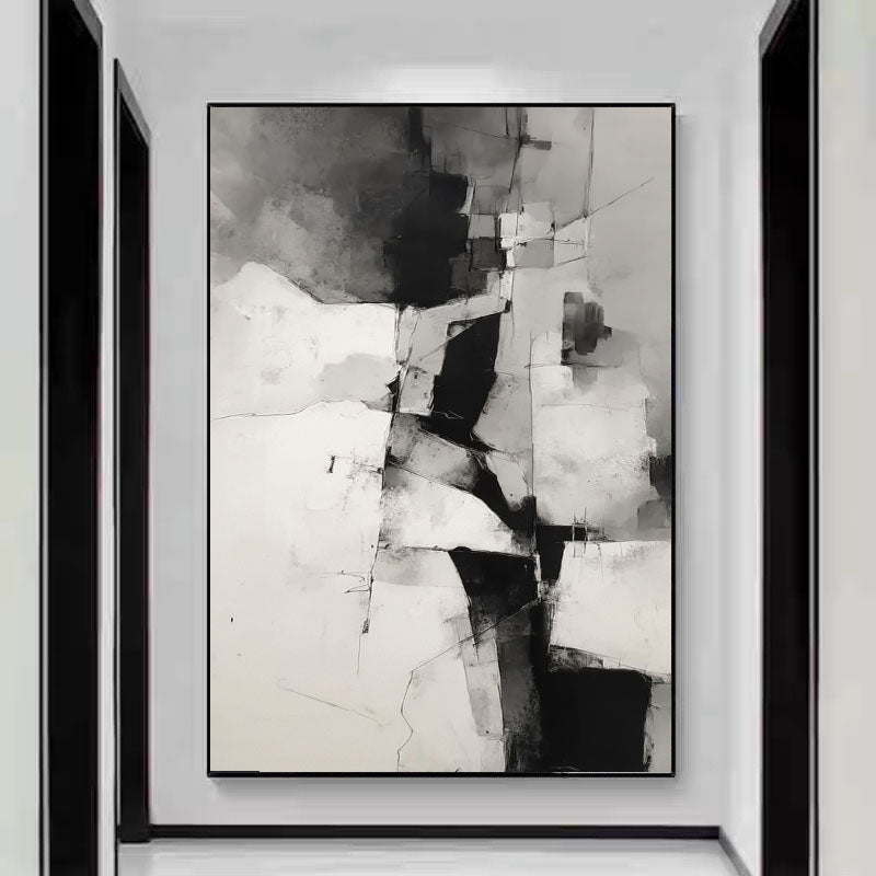 Dynamic Monochrome Composition | Urban Abstract