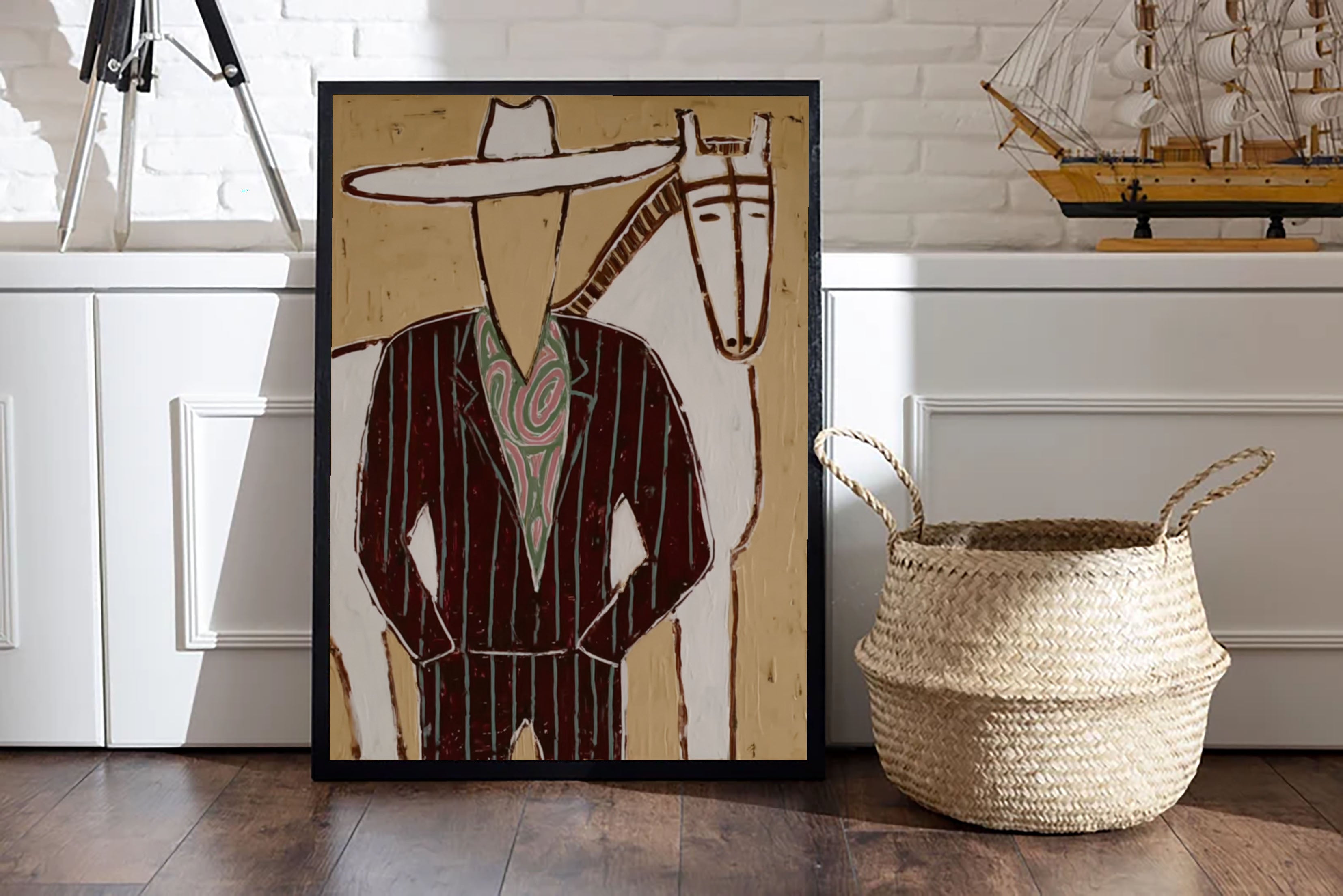 Textured Western Opulence | Cowboy Steed