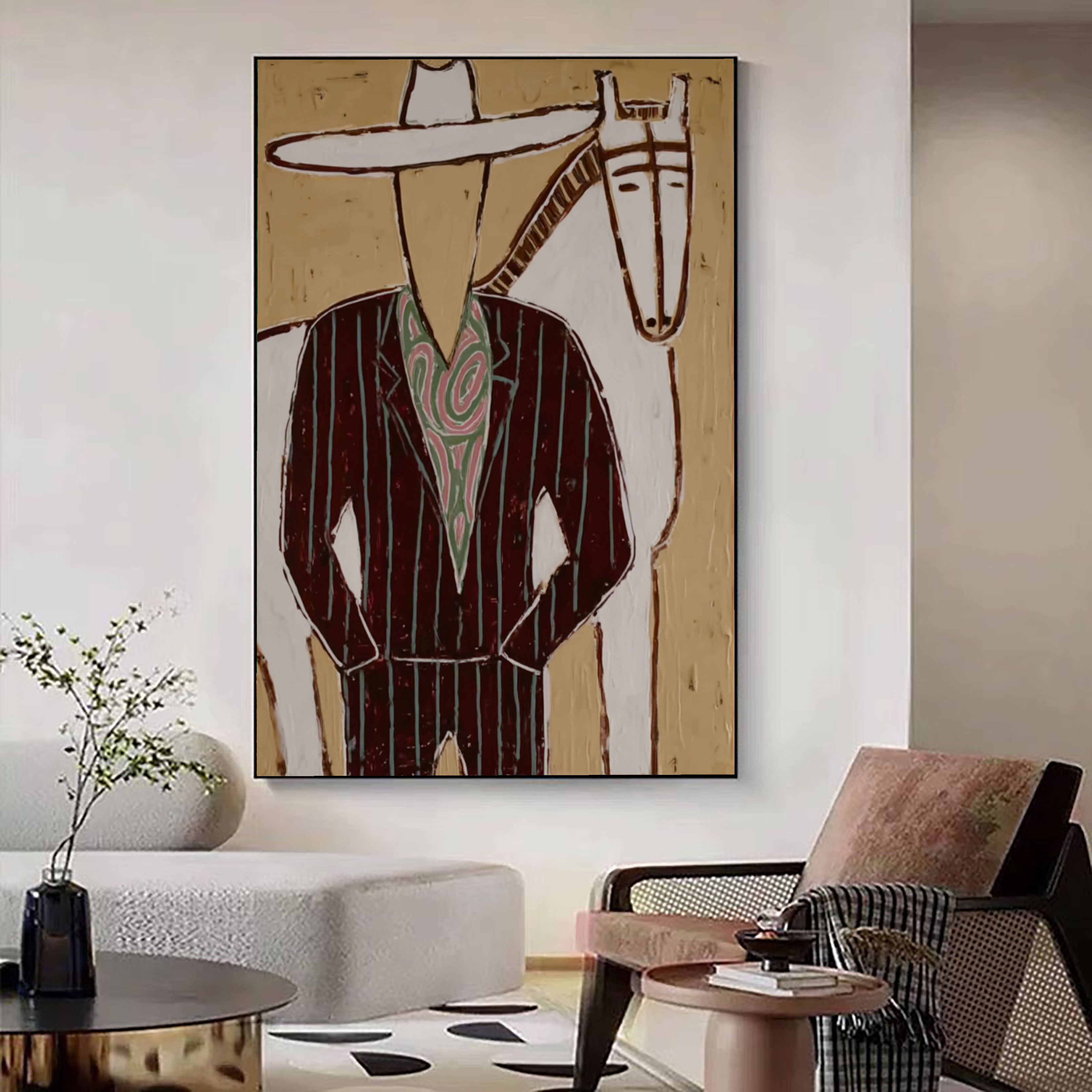 Textured Western Opulence | Cowboy Steed