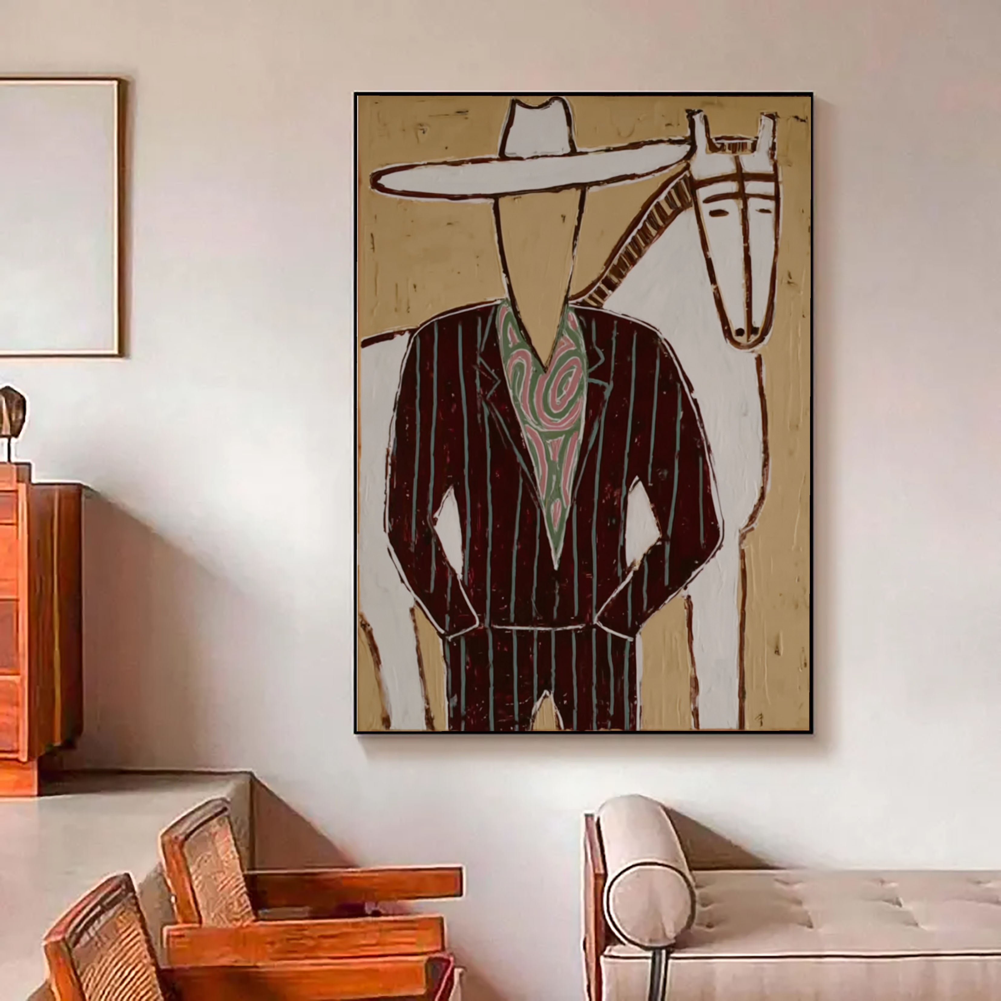 Textured Western Opulence | Cowboy Steed