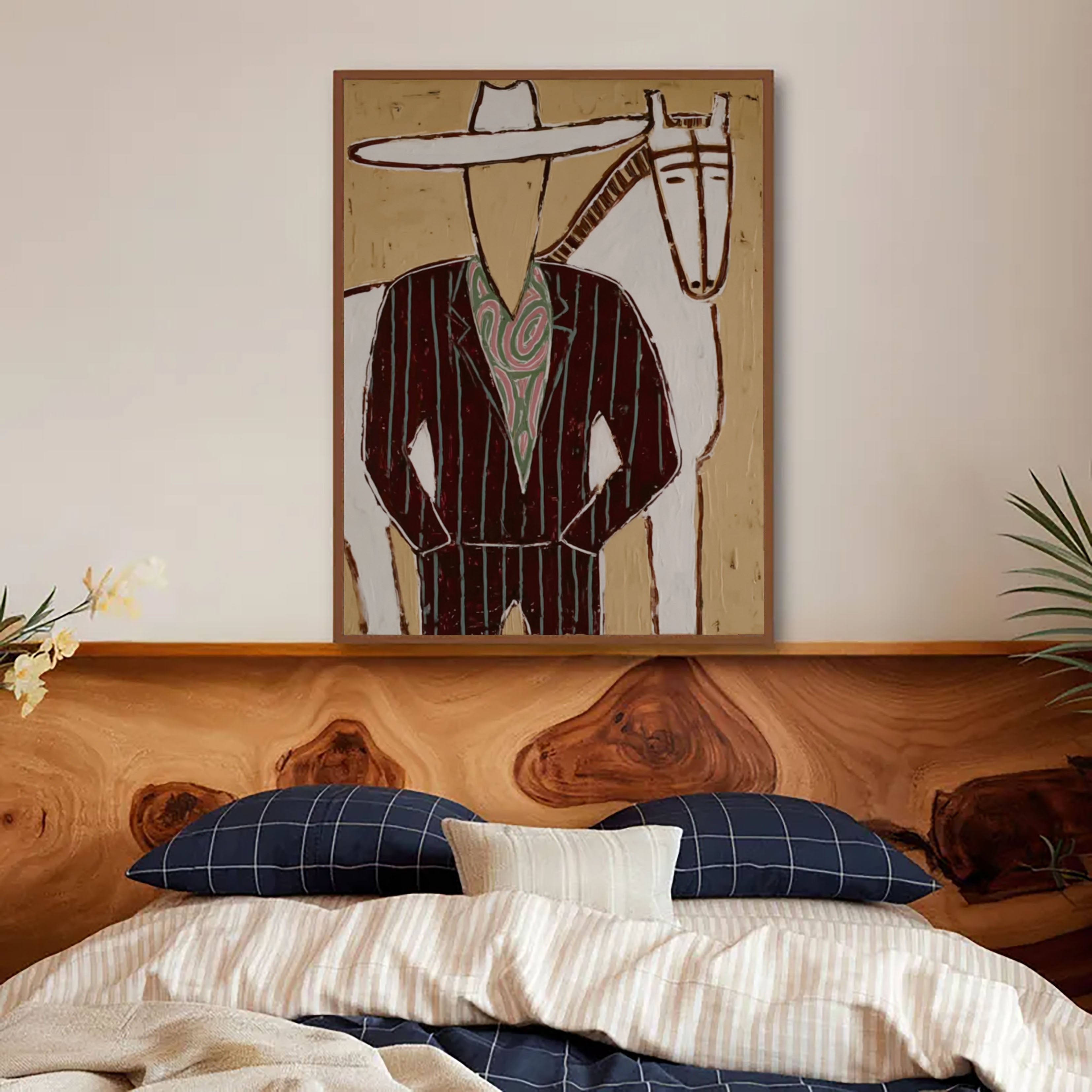 Textured Western Opulence | Cowboy Steed