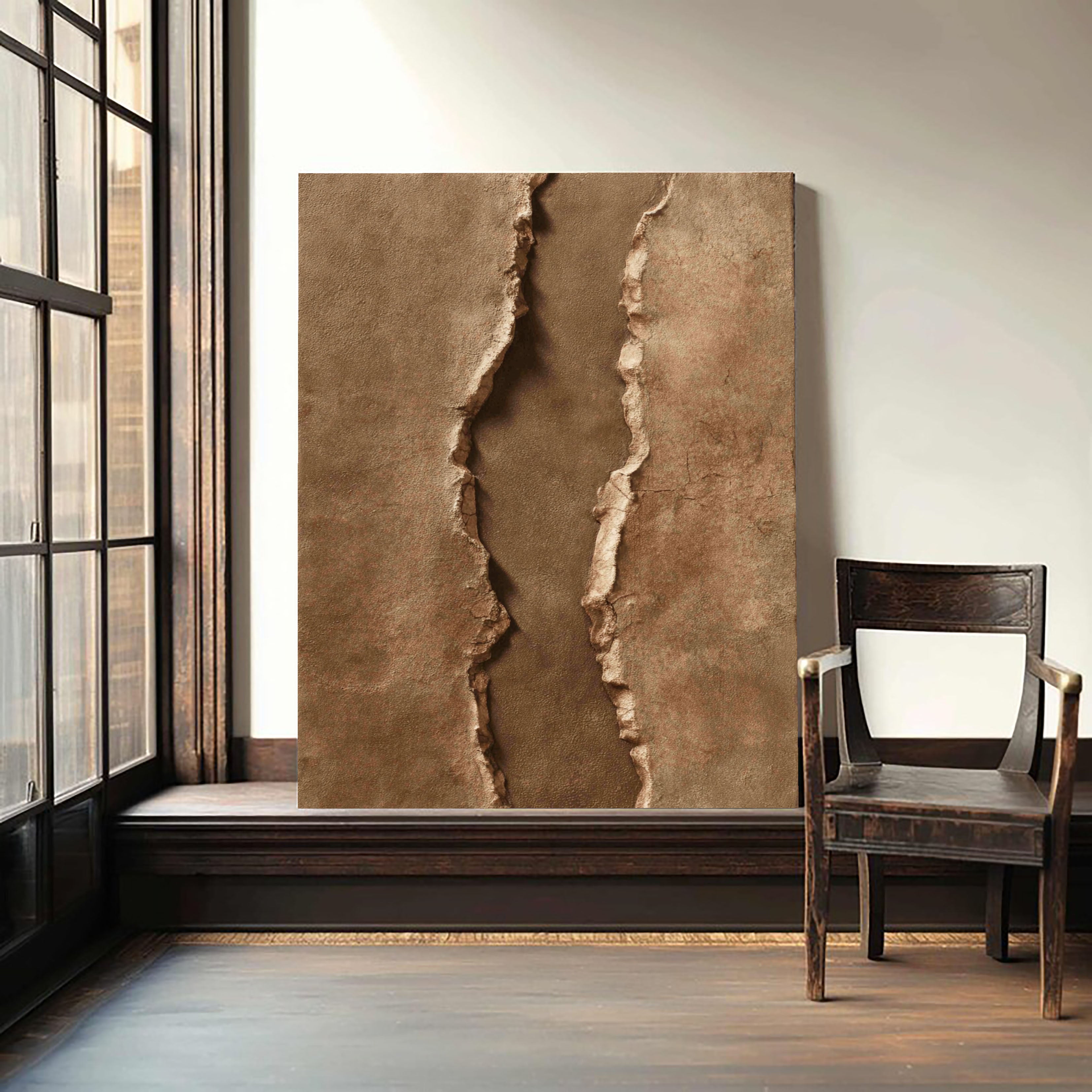 Textured Terrestrial Rift | Bronze Hues