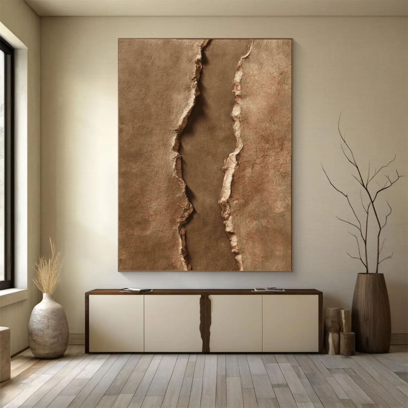 Textured Terrestrial Rift | Bronze Hues