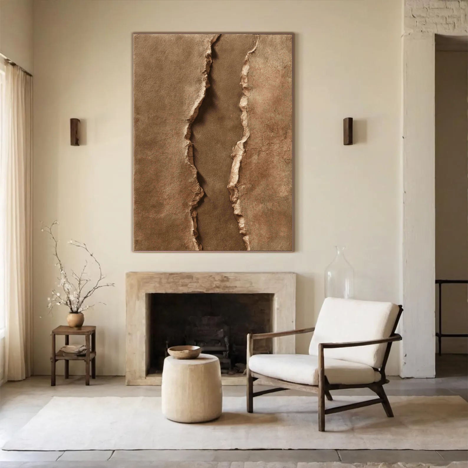 Textured Terrestrial Rift | Bronze Hues