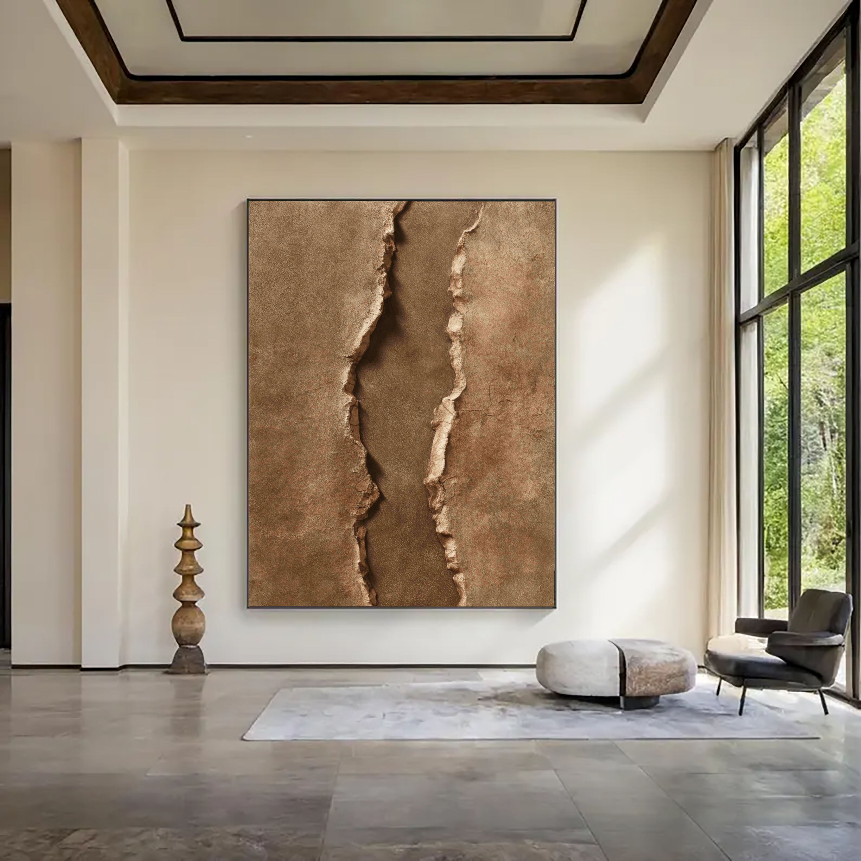 Textured Terrestrial Rift | Bronze Hues