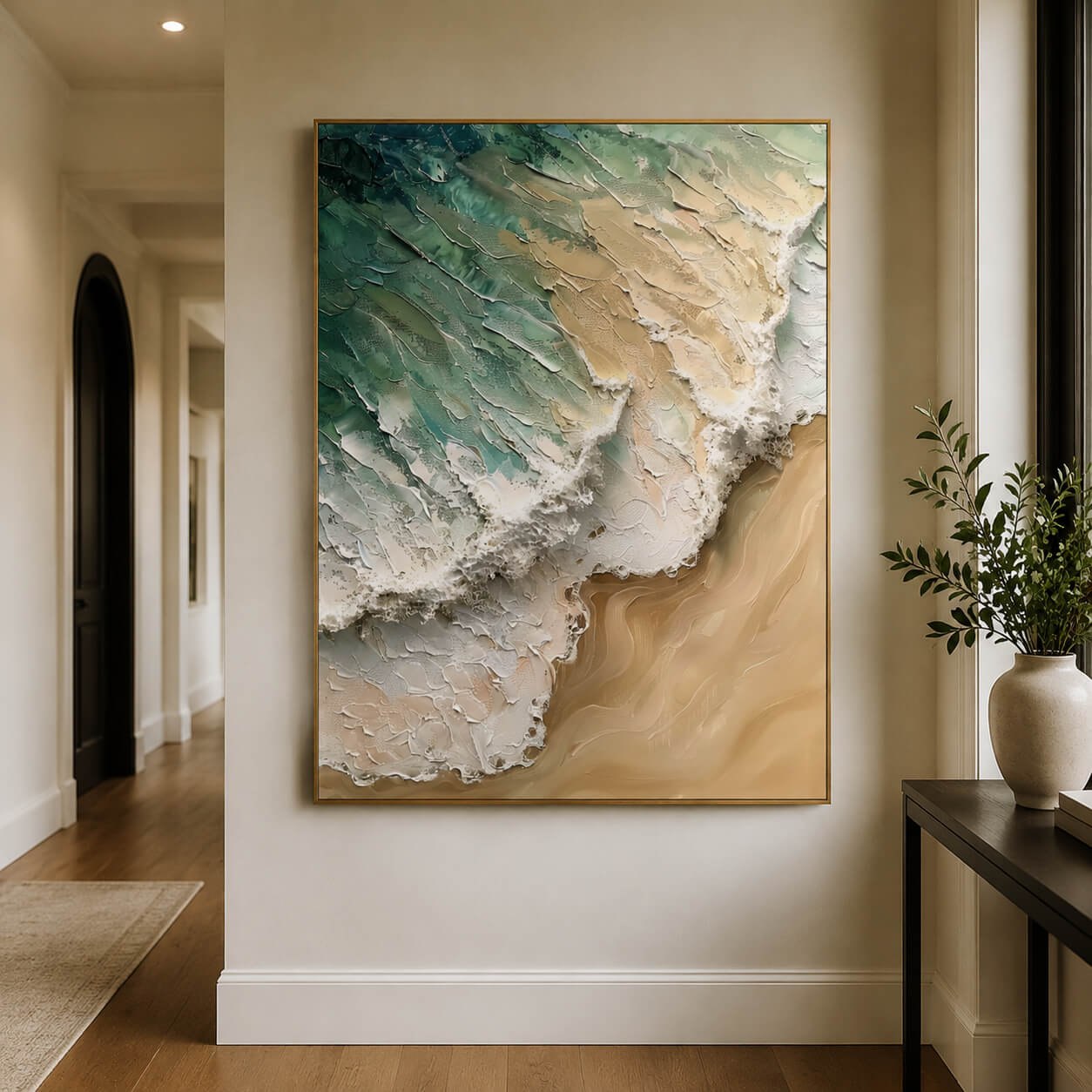 Impressionist Art | Shore Wave Impasto