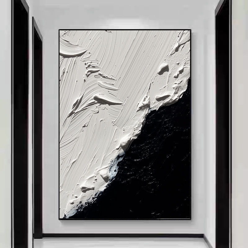 Textured Monochrome Contrast | White Black