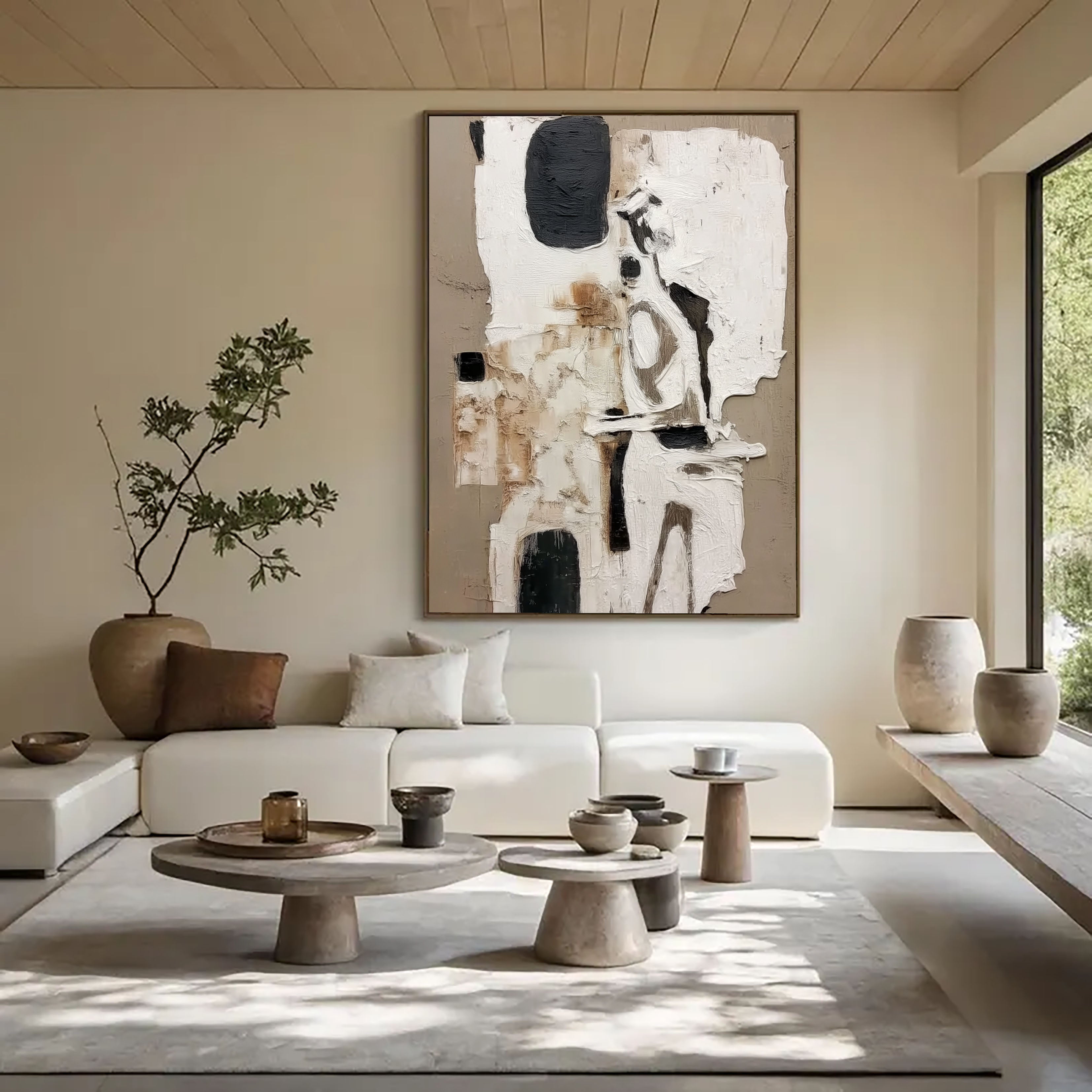Bold Abstract Forms | Neutral Palette