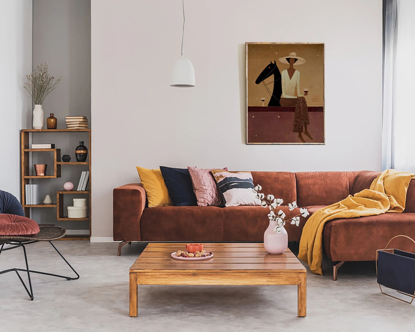 Textured Equestrian Leisure | Amber Hues