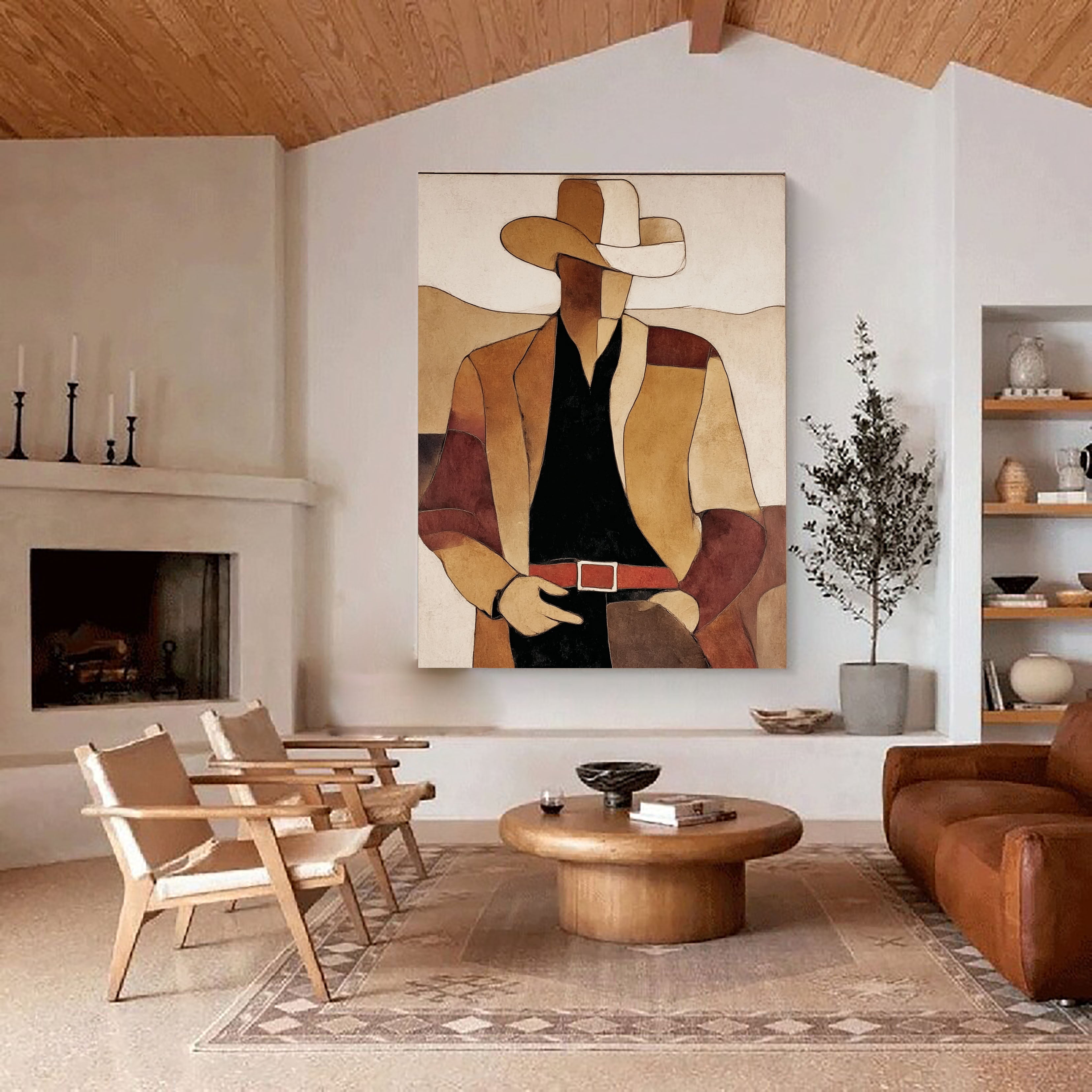 Textured Western Portrait | Warm Hues