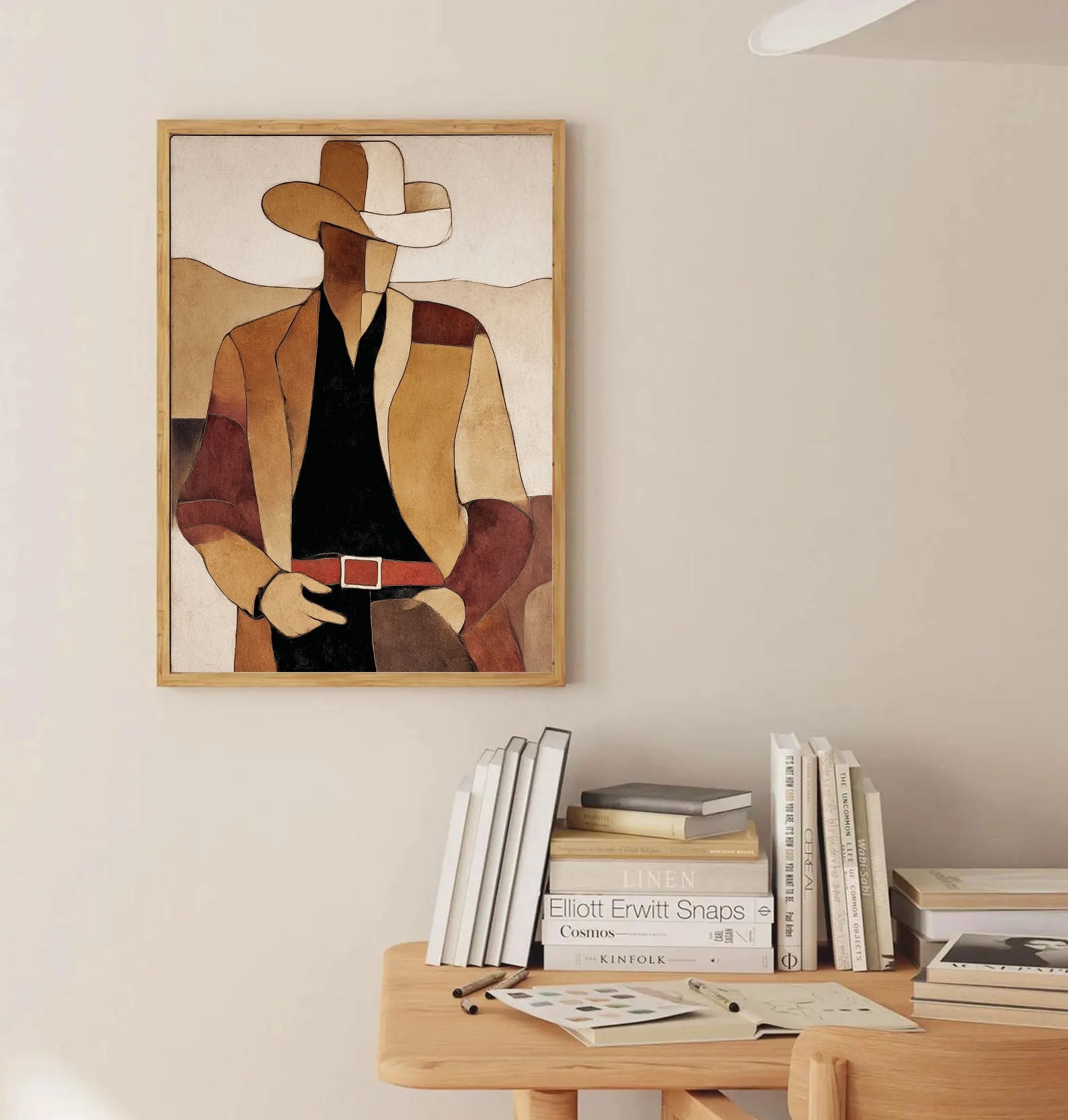 Textured Western Portrait | Warm Hues