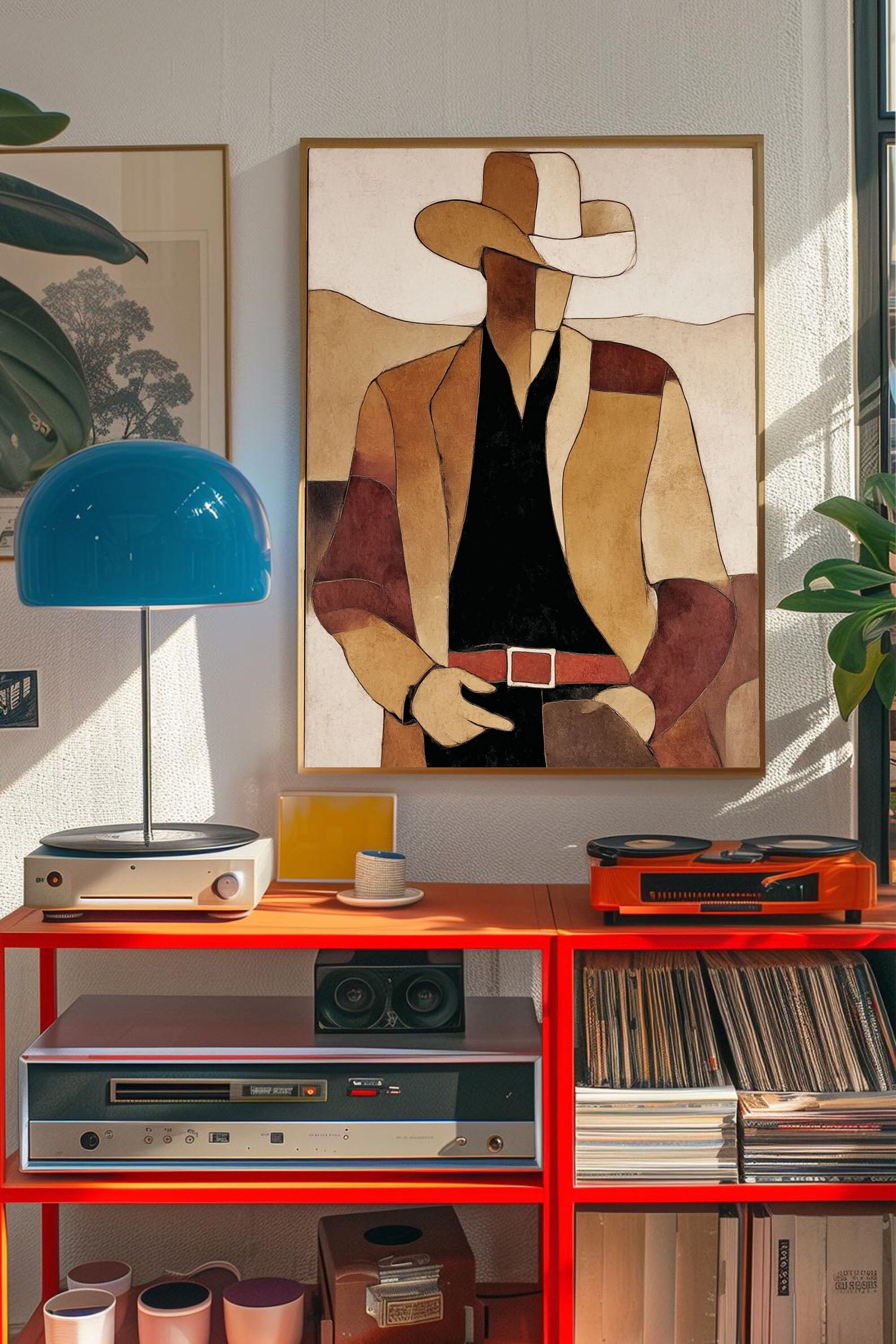 Textured Western Portrait | Warm Hues