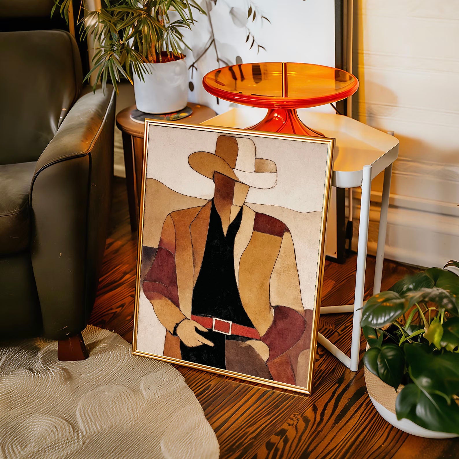 Textured Western Portrait | Warm Hues