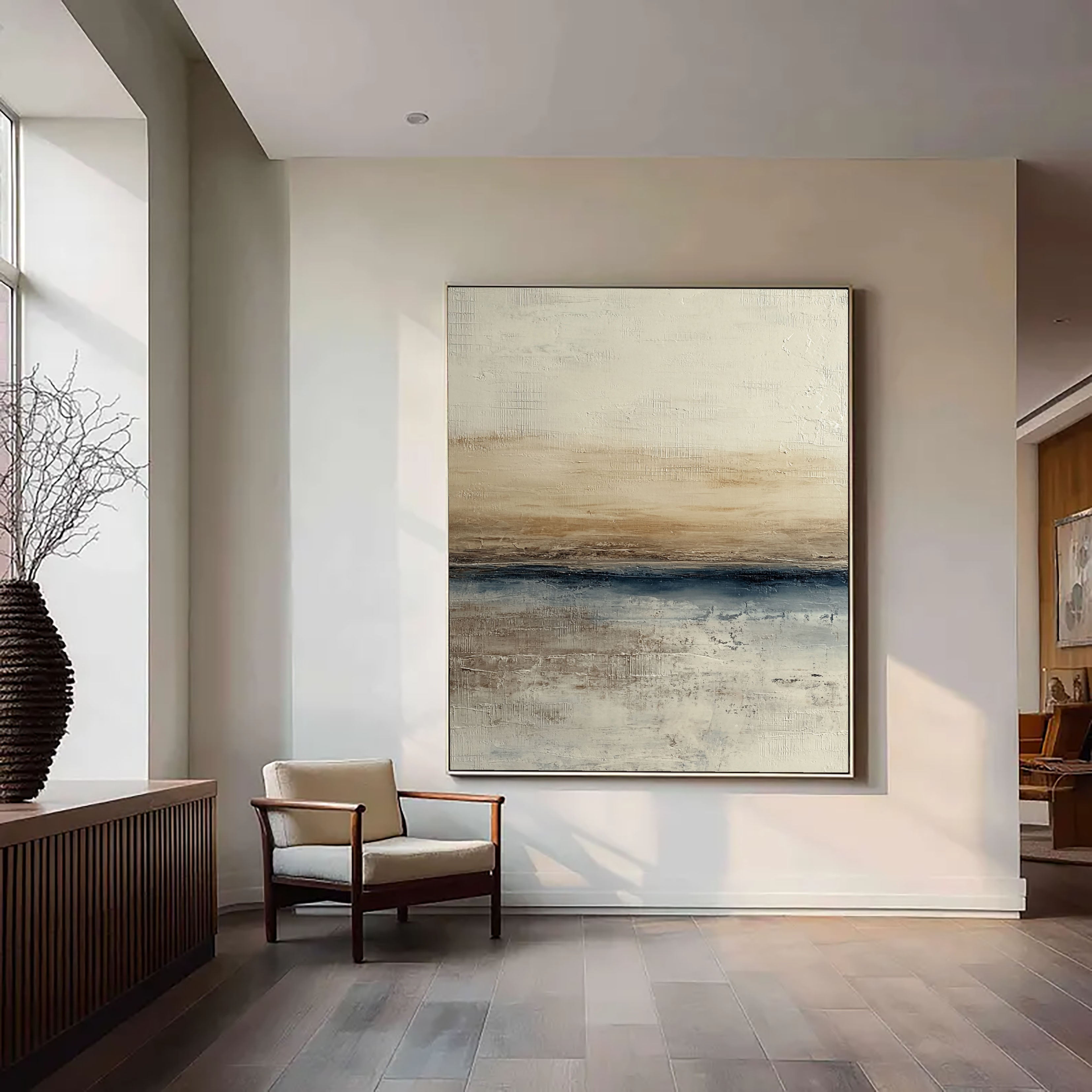 Textured Horizon Calm | Coastal Hush