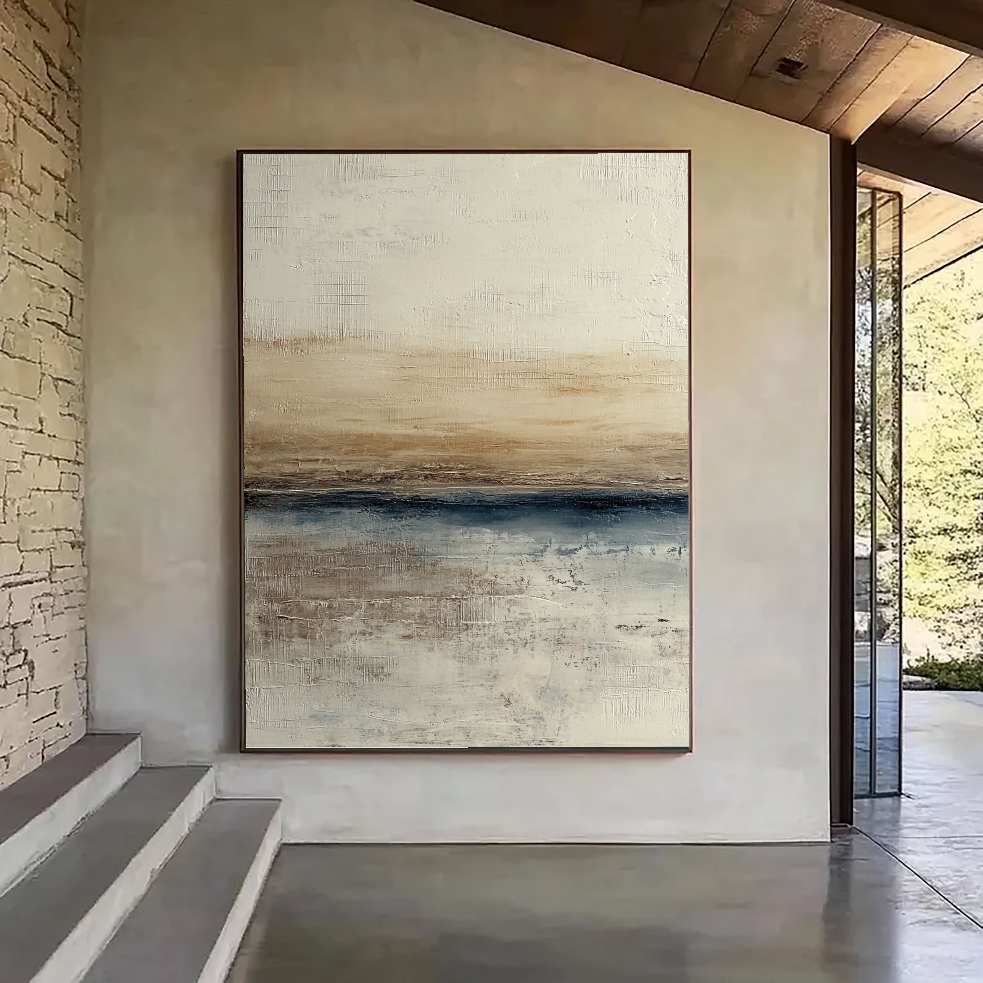 Textured Horizon Calm | Coastal Hush