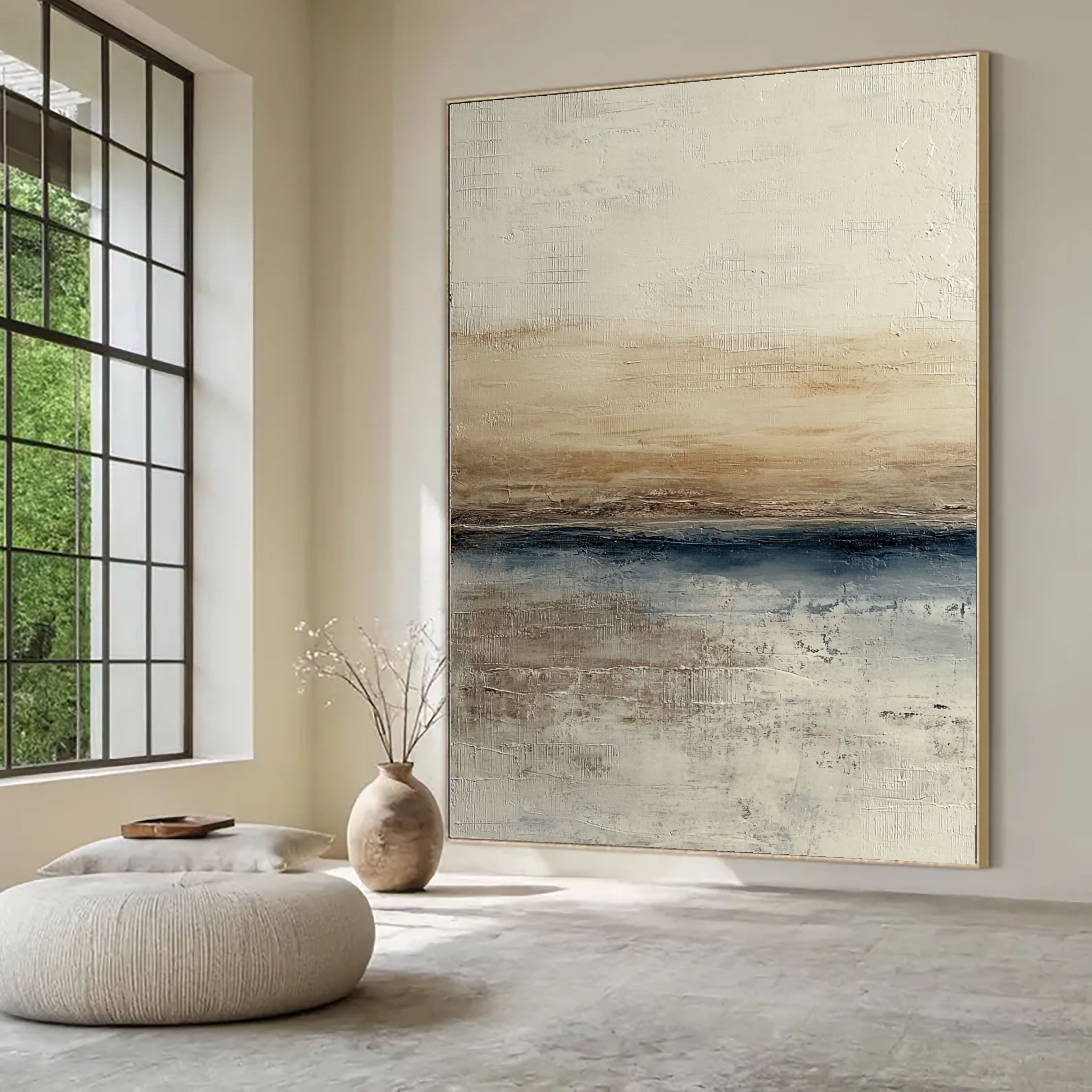 Textured Horizon Calm | Coastal Hush