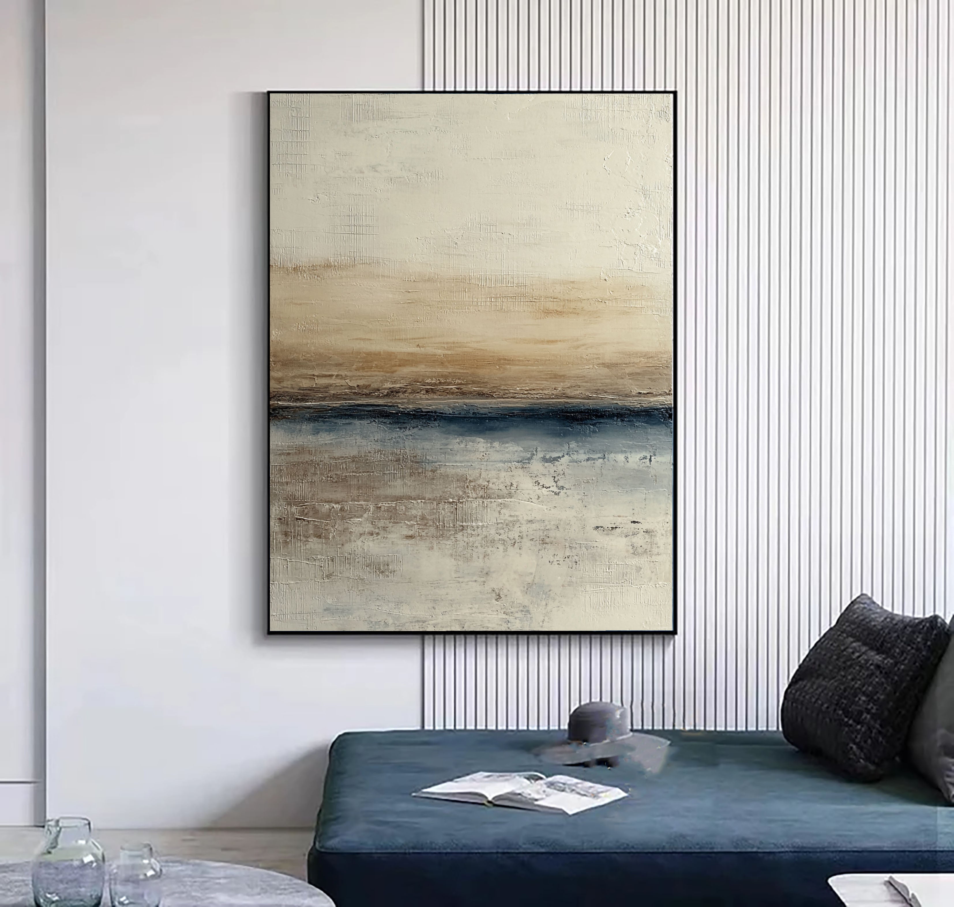 Textured Horizon Calm | Coastal Hush