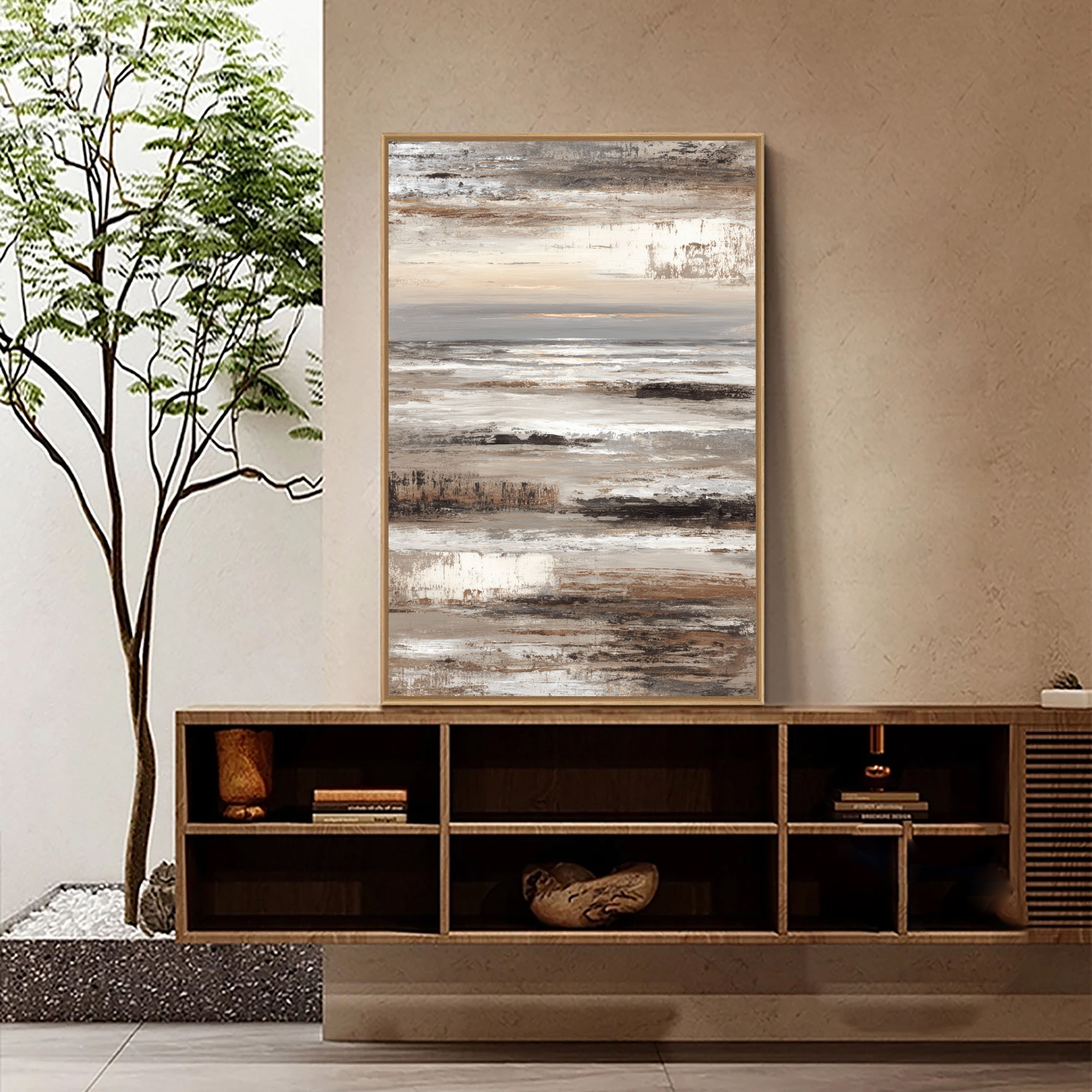 Textured Tidal Rhythms | Coastal Mist