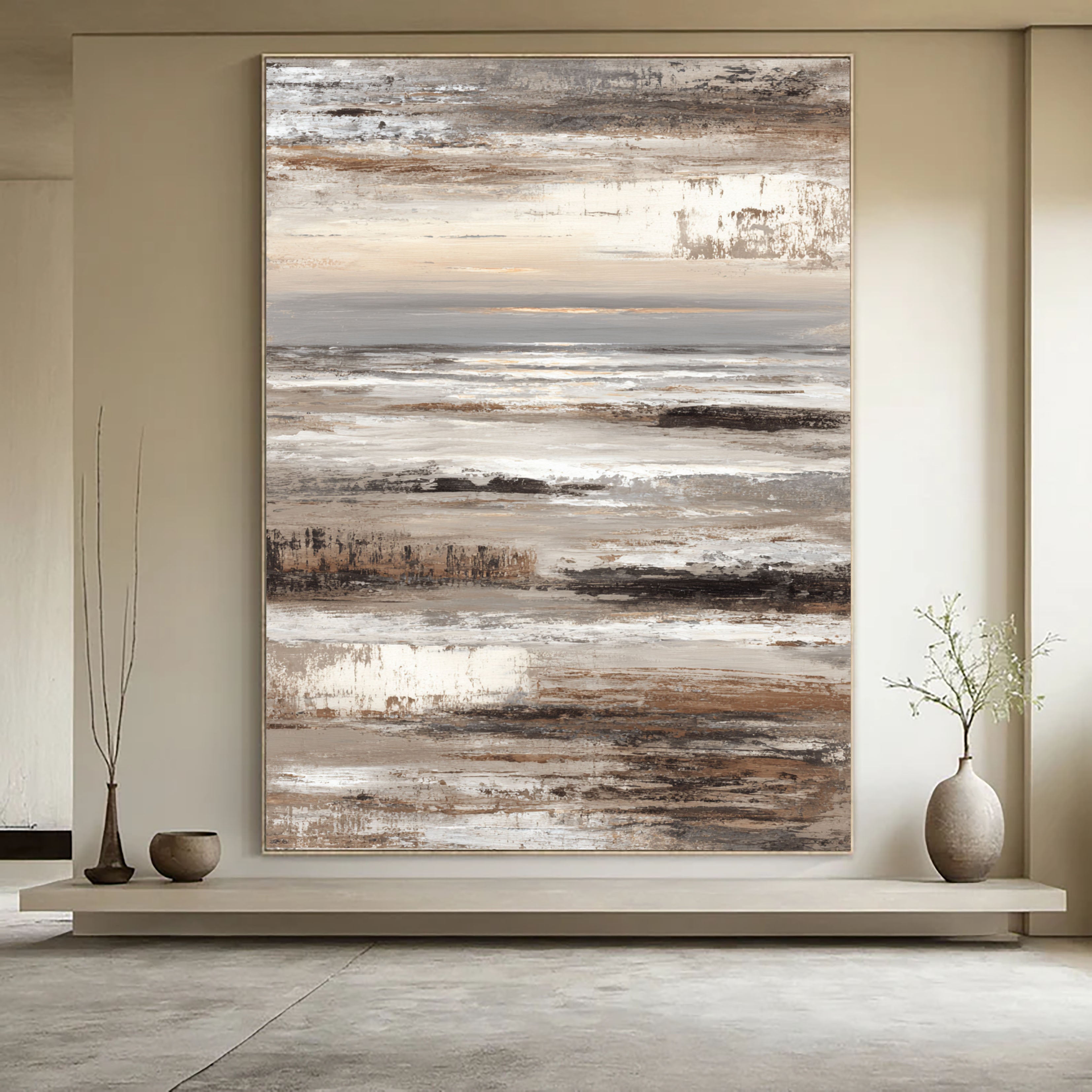 Textured Tidal Rhythms | Coastal Mist
