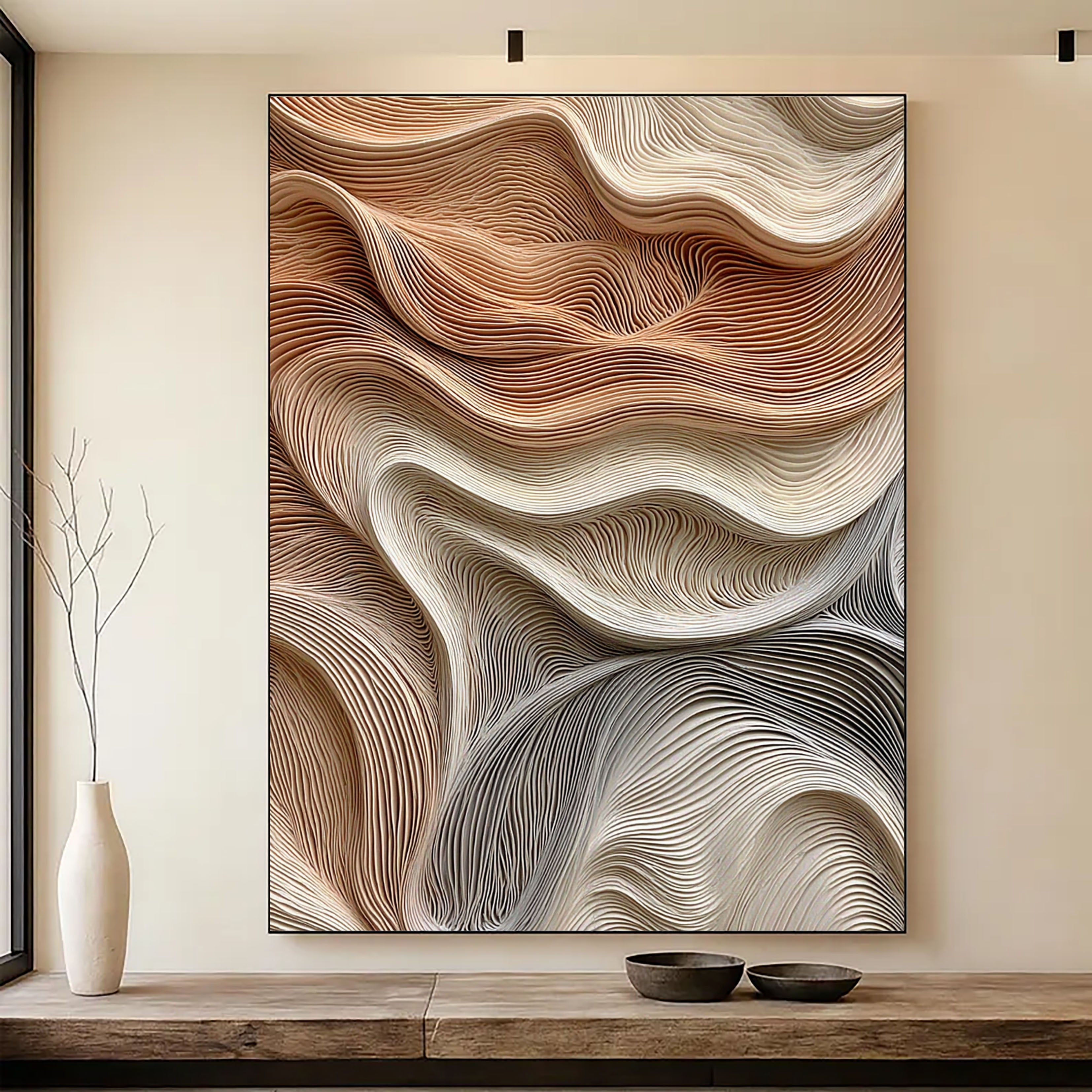 Textured Sinusoidal Opulence | Amber Grays