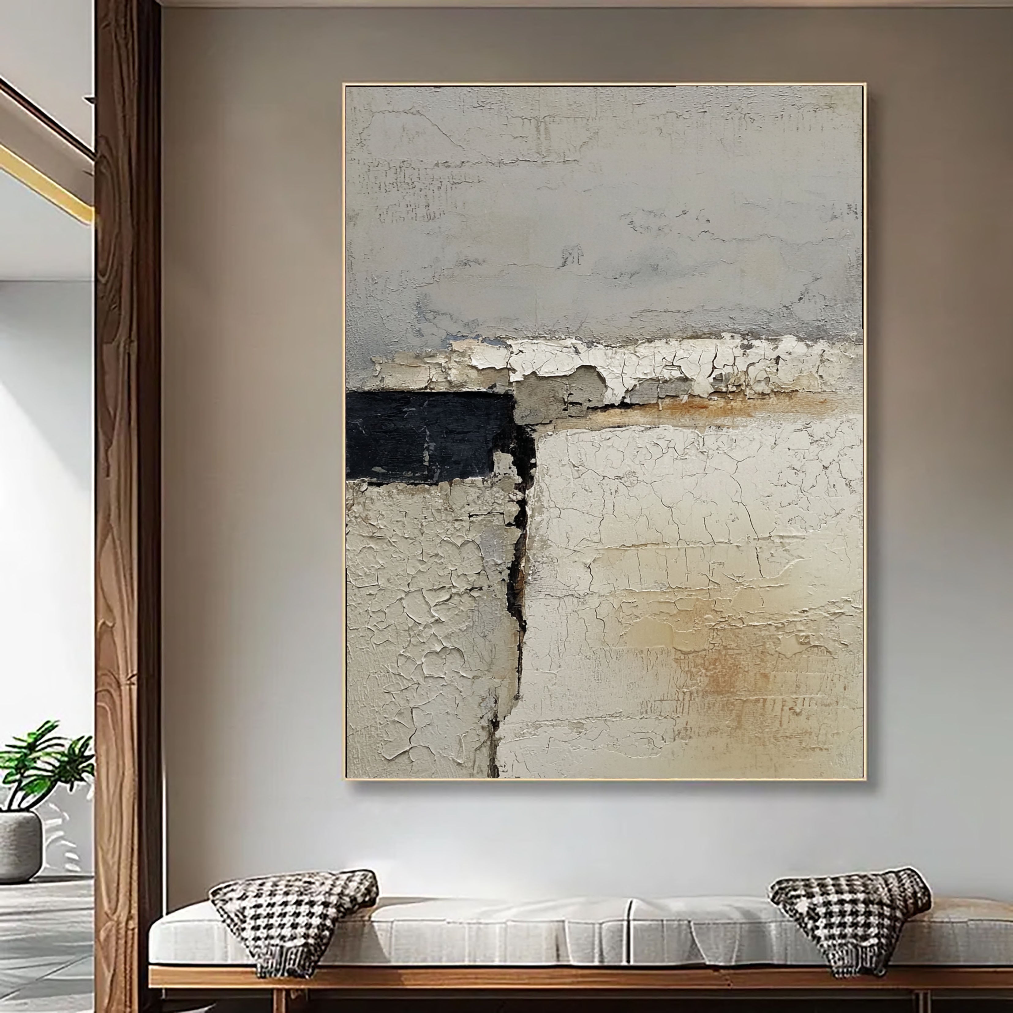Textured Cracked Serenity | Ochre Divide