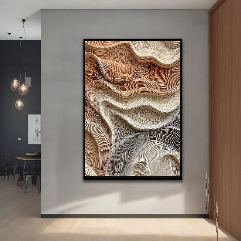 Textured Sinusoidal Opulence | Amber Grays