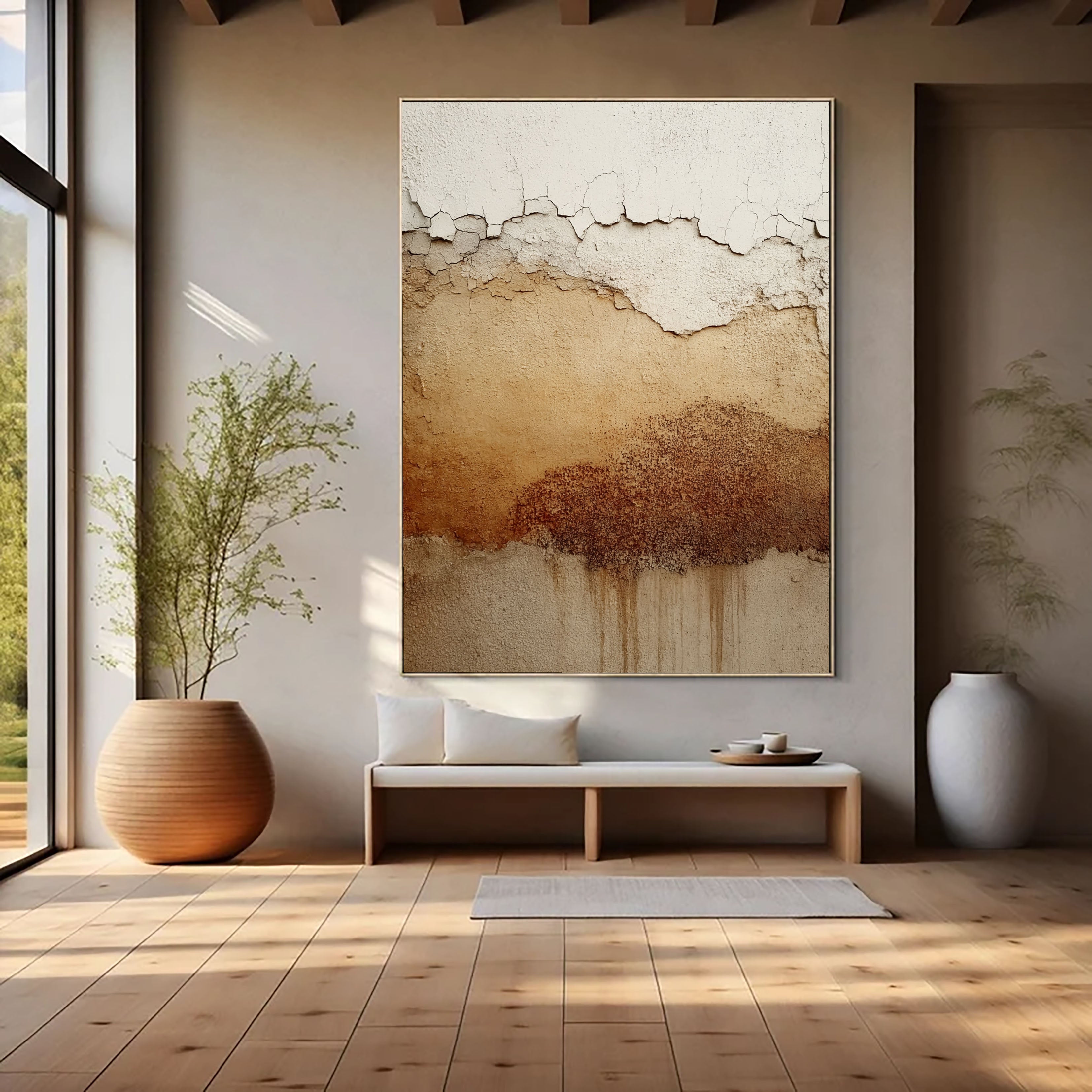 Textured Sandy Crackle | Earthy Patina