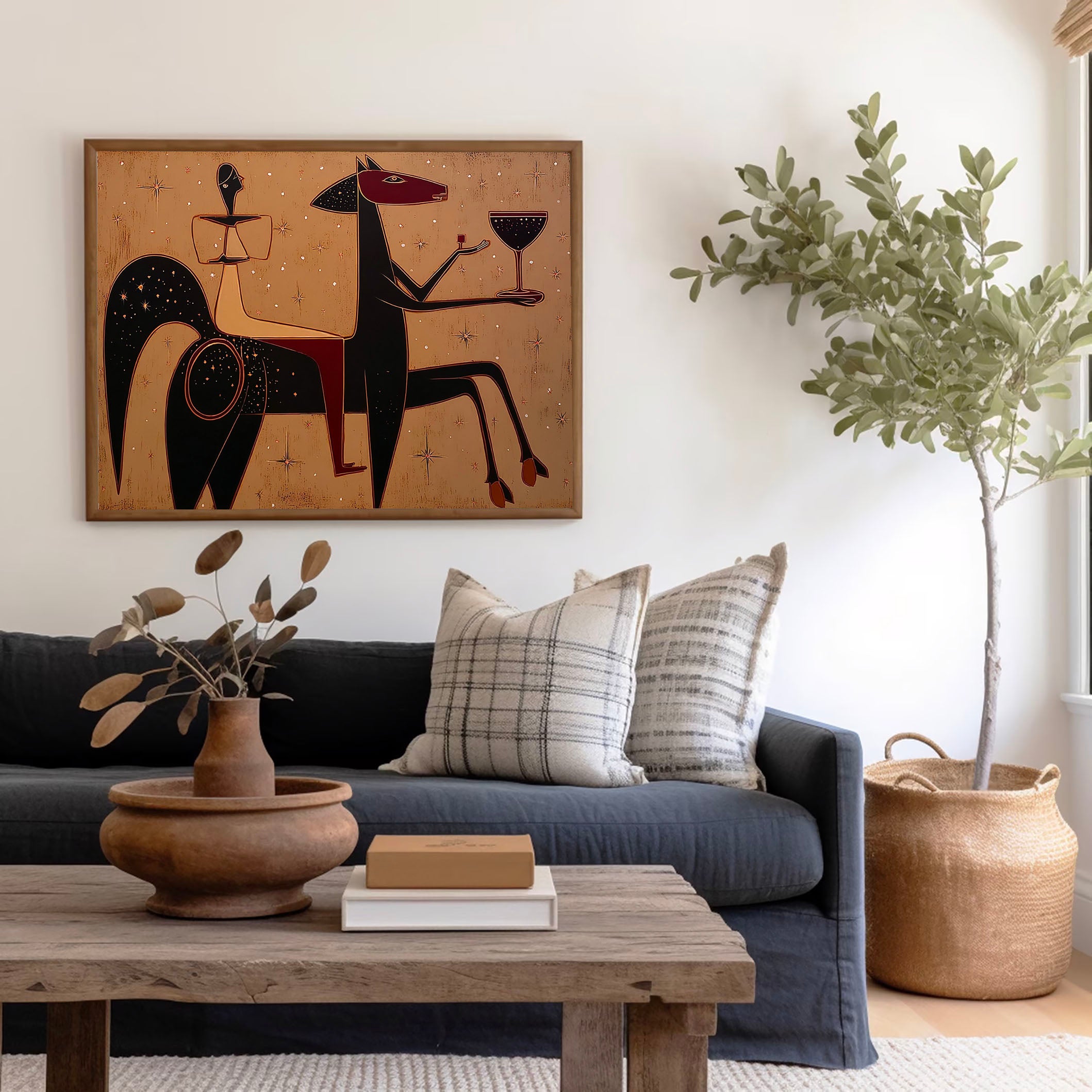 Textured Celestial Equine | Starry Toast