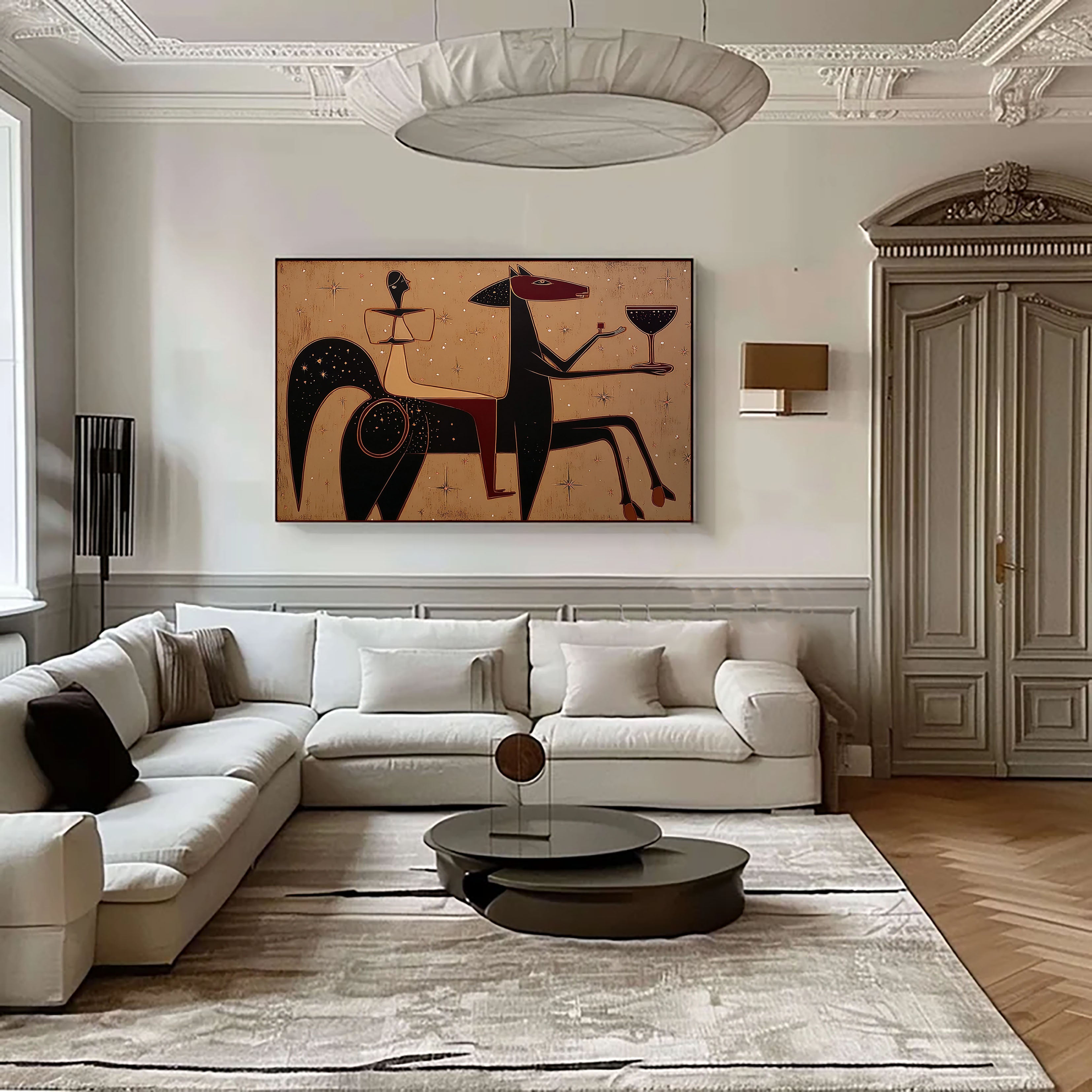 Textured Celestial Equine | Starry Toast