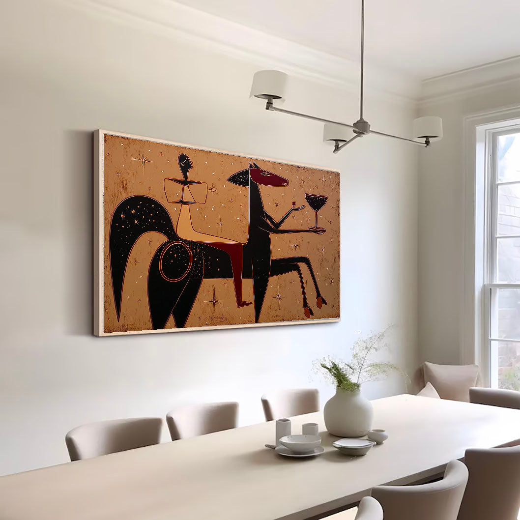 Textured Celestial Equine | Starry Toast