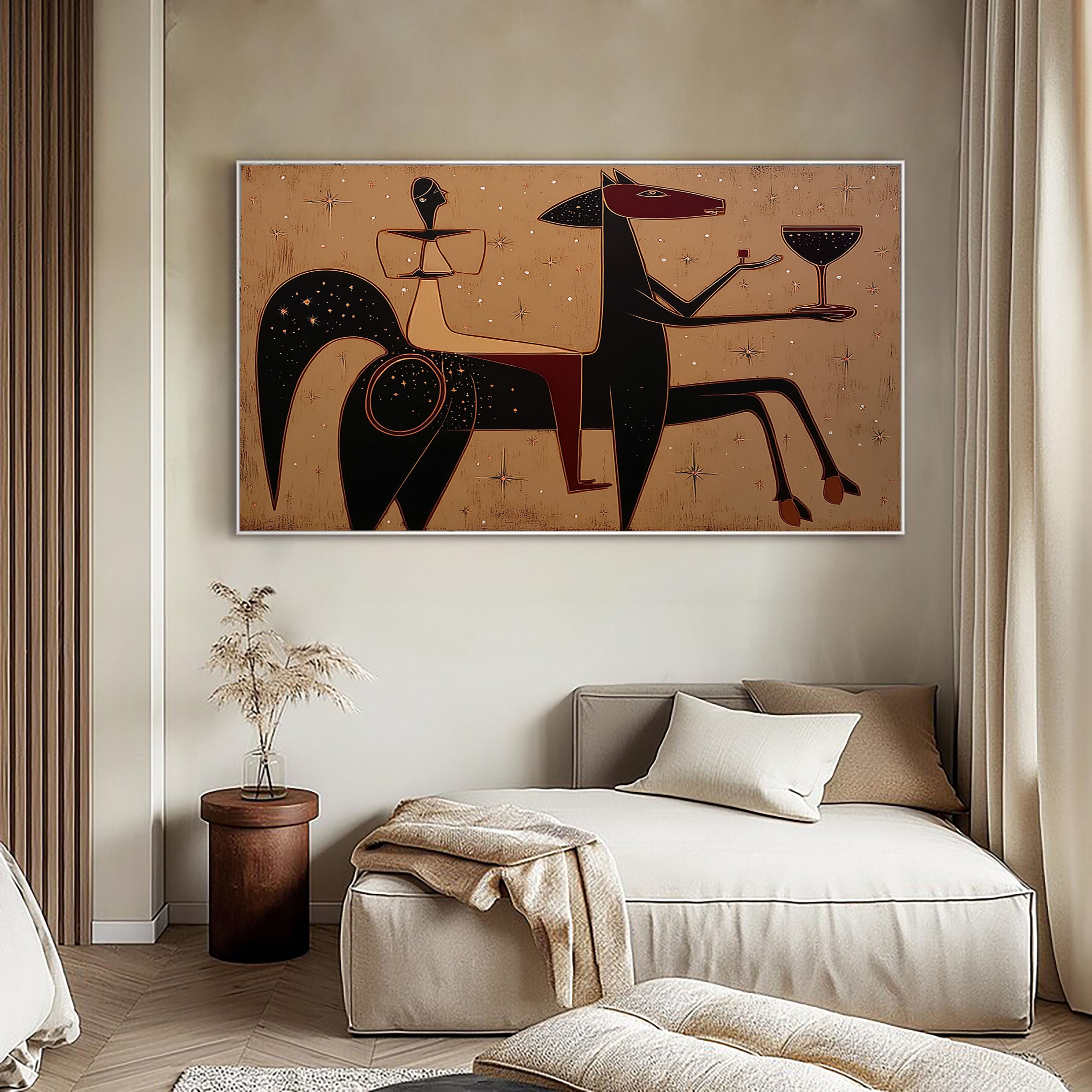 Textured Celestial Equine | Starry Toast