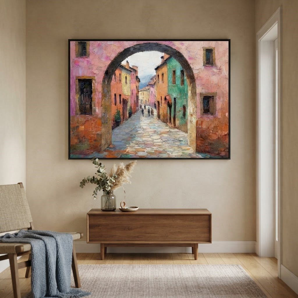 Impressionist Art | Archway Village Lane