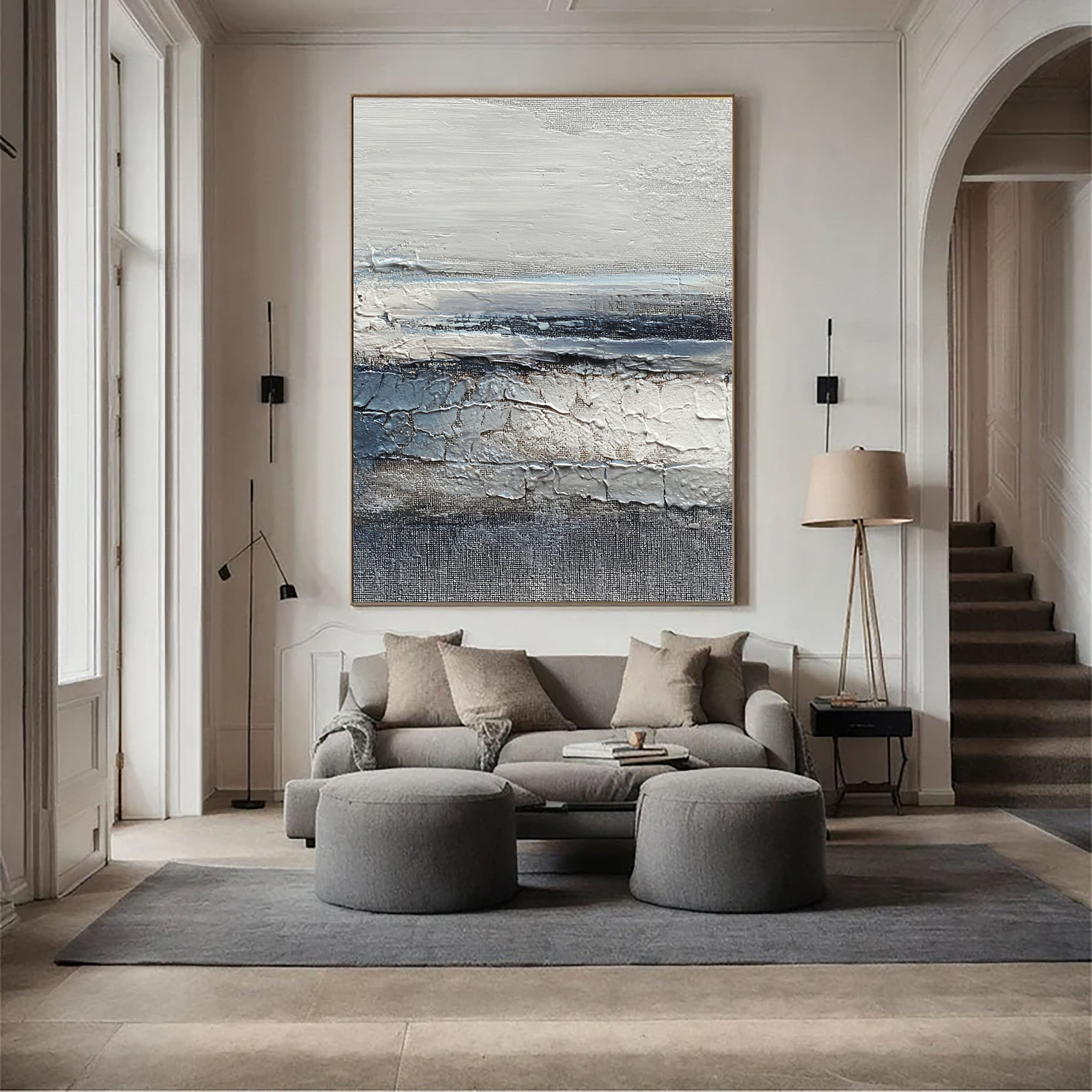 Textured Coastal Layers | Cool Horizon
