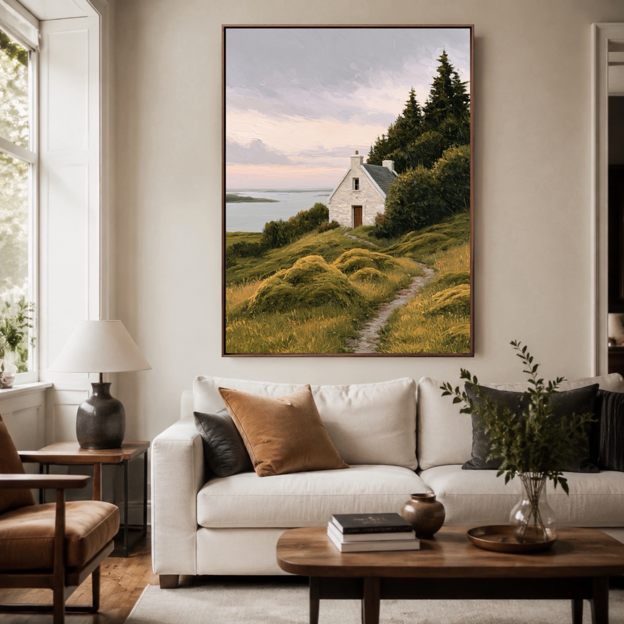 Coastal & Ocean Art｜Hillside Tide View