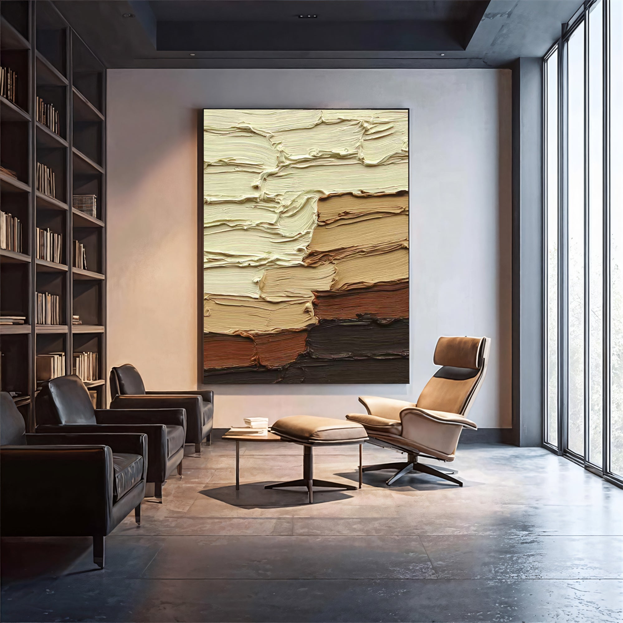 Textured Impasto Warmth | Earthy Hues