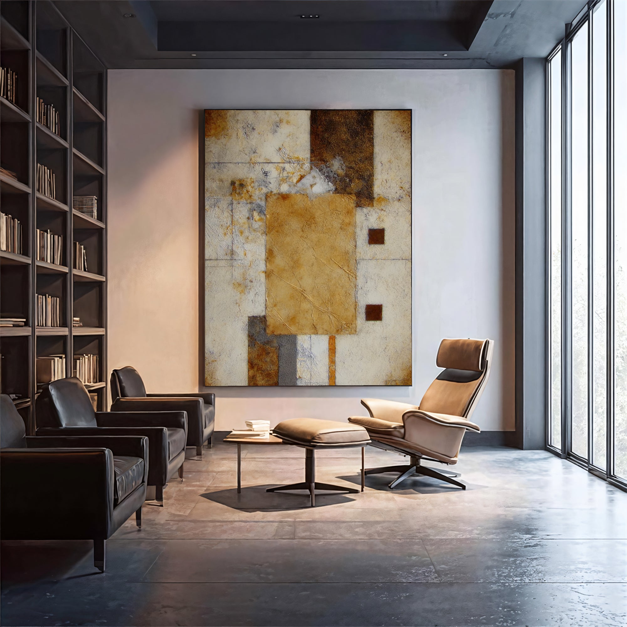 Textured Earthy Abstraction | Warm Hues