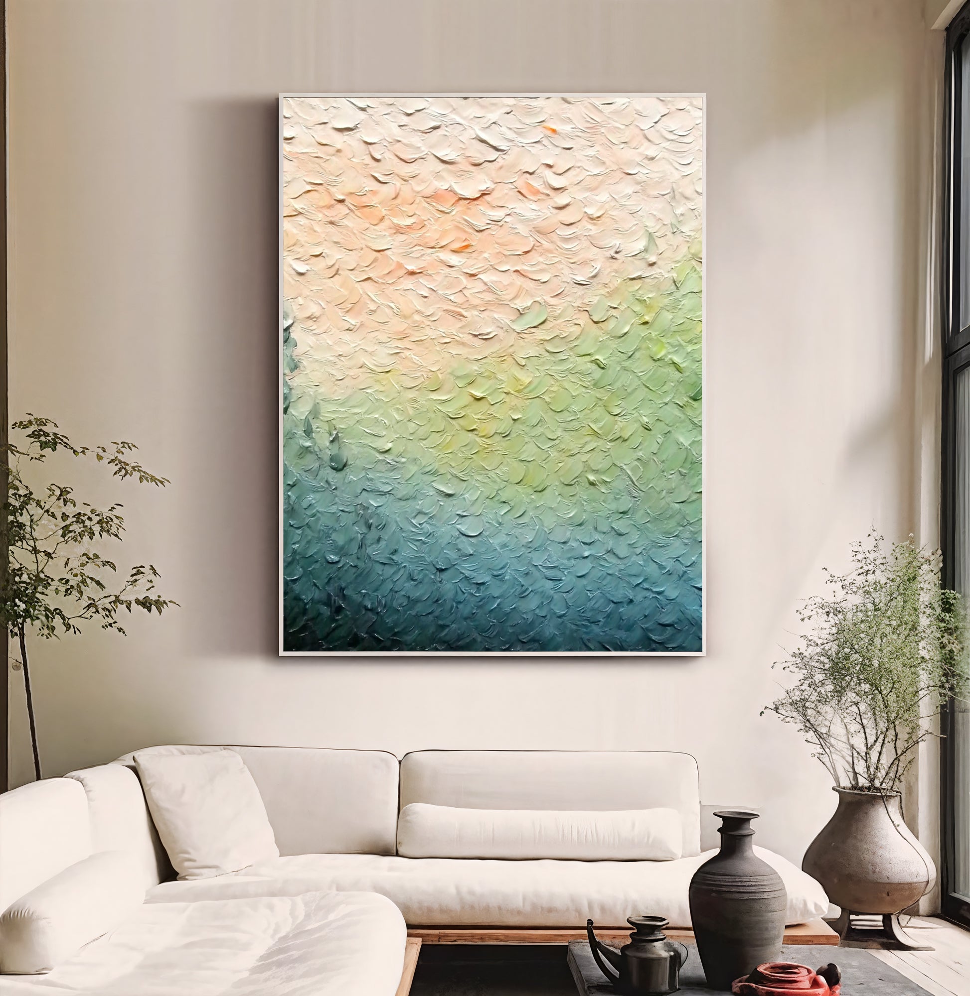 Textured Pastel Gradient | Teal Hush