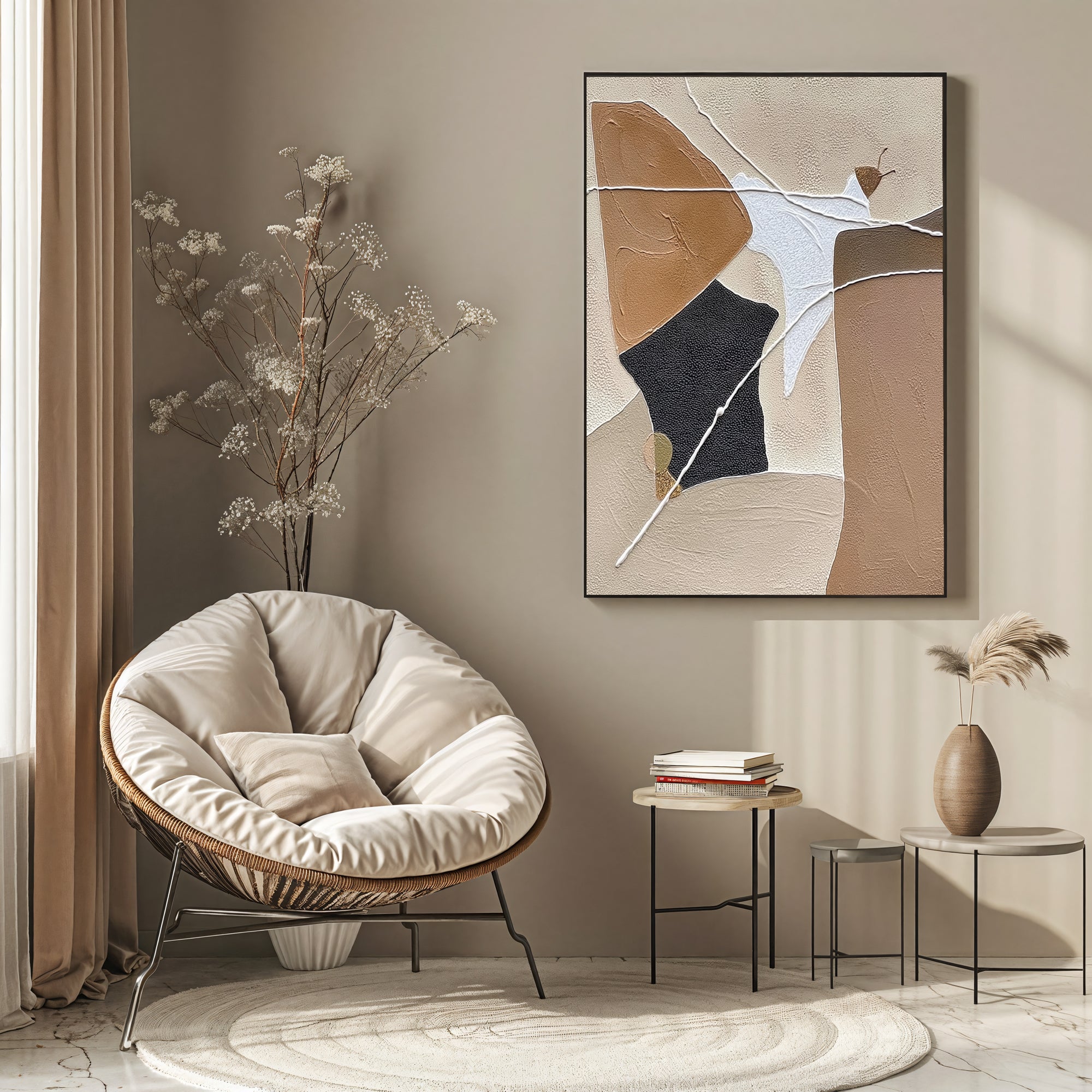 Textured Abstract Nuance | Neutral Fusion